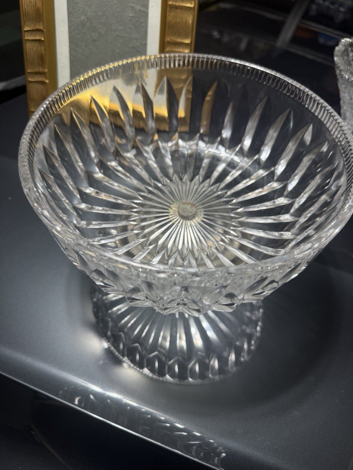 Waterford Crystal Bowl with Metal Base