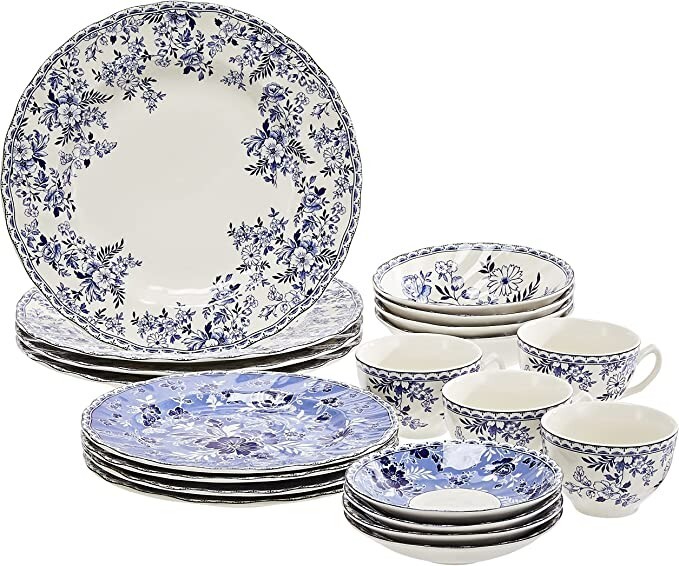 Johnson Brothers- Devon Cottage Plate, Bowl, Mug, tea cup & Saucer, Tea Sets