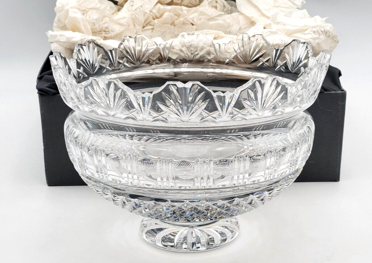 Waterford Crystal Kings Bowl 10″ Centerpiece Designers Gallery Collection New