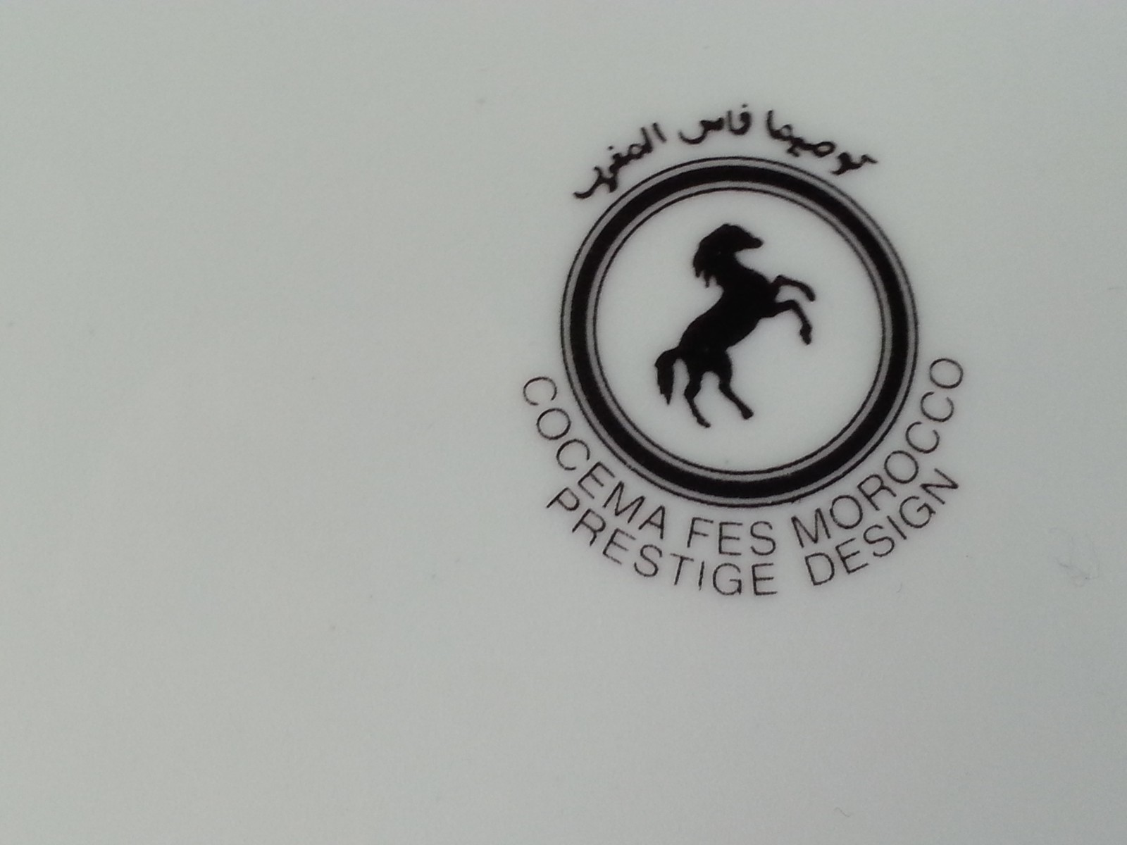 COMCEMA Moroccan Fes Ceramic Centerpiece Serving Platter Charger Bowl Zellige