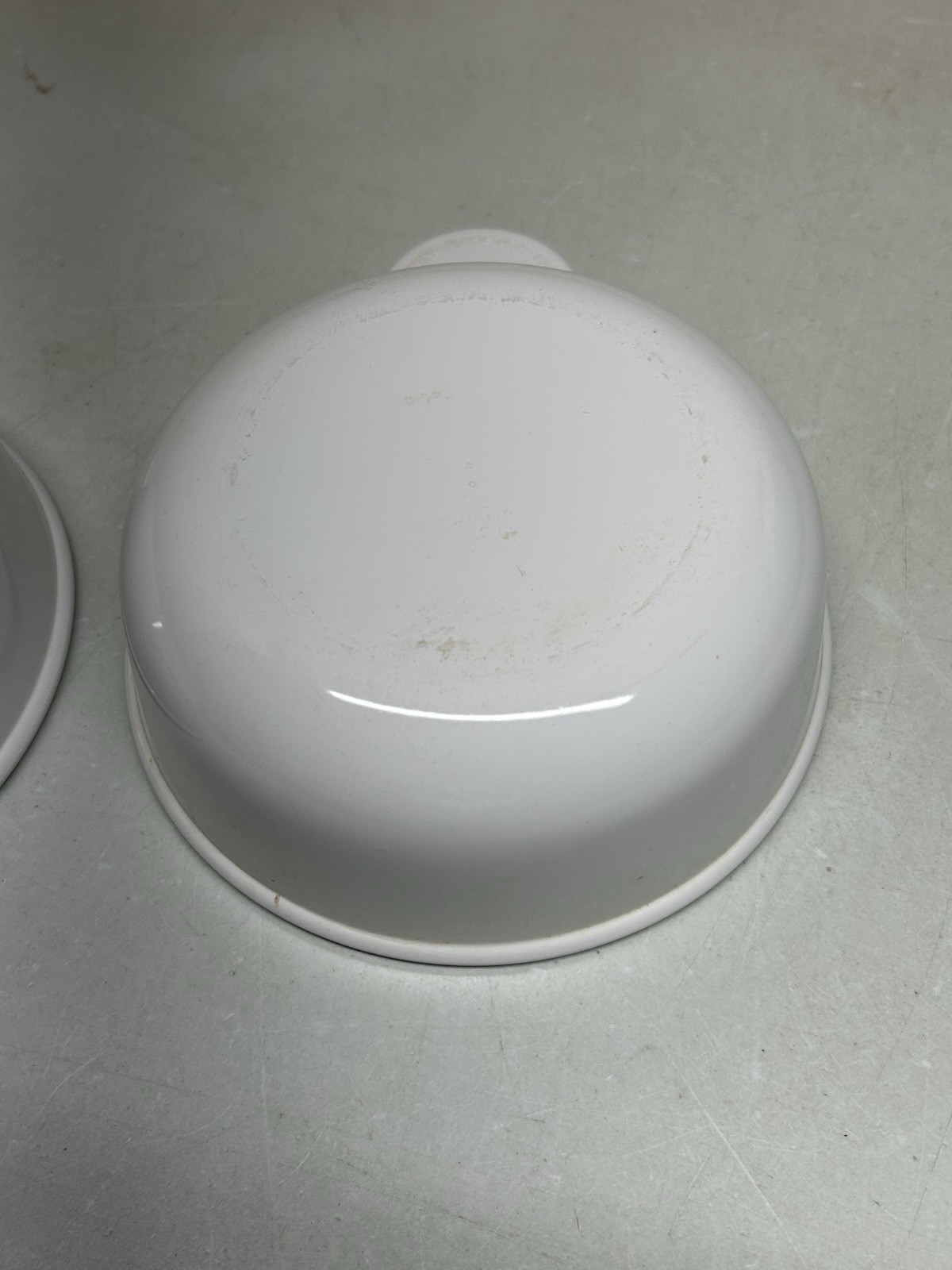 Vintage Corning Ware White 15 oz Soup Cereal Bowls P-150-B Set of 2
