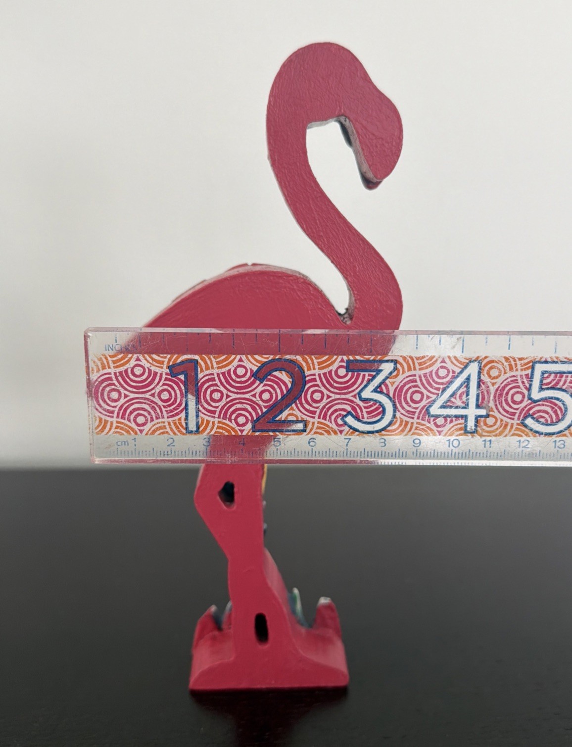 FIESTA WARE FLAMINGO 🦩 * HANDMADE IN USA * w/ VTG & P86 Saucers SHELF DECOR