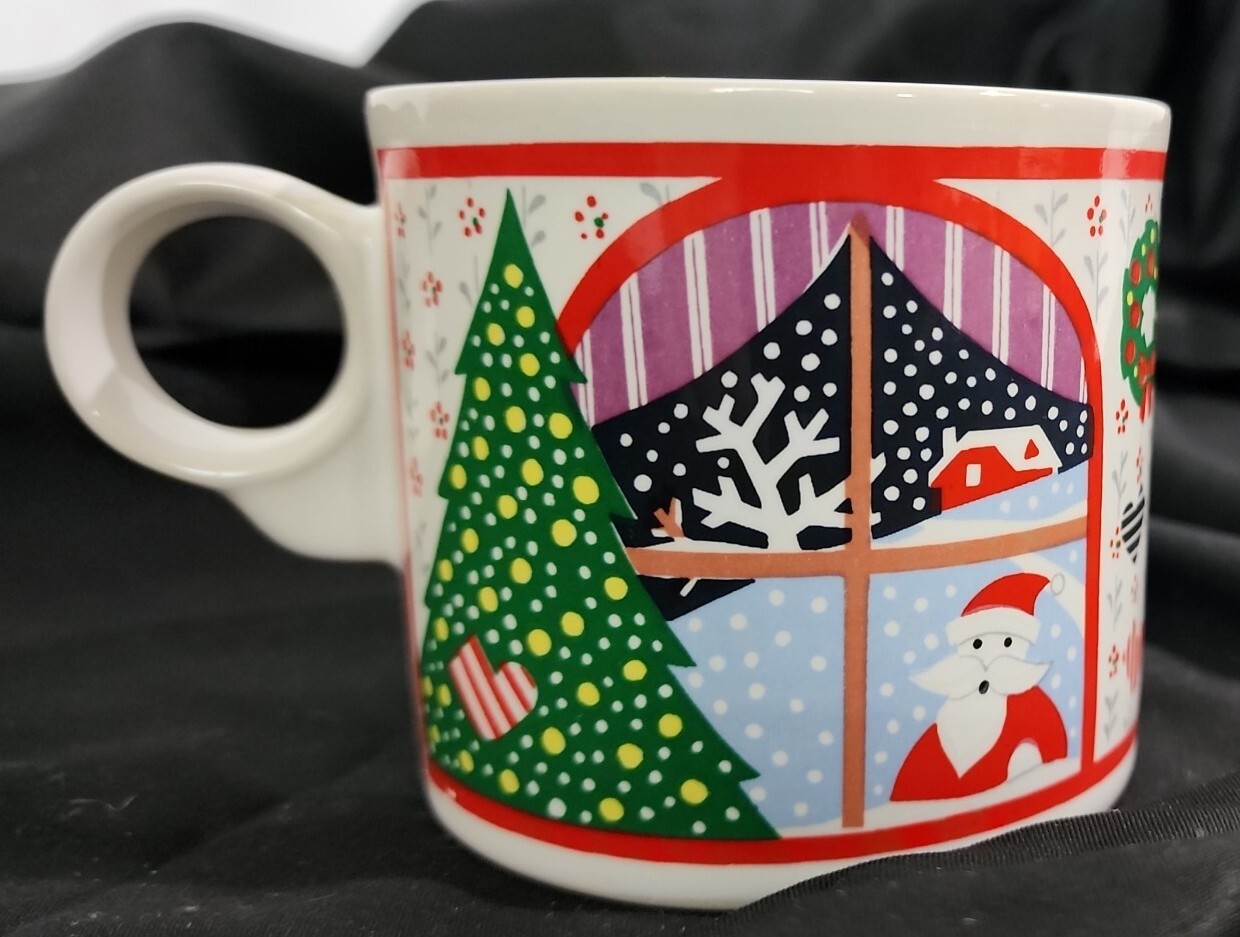 Twas The Night Before Christmas (#8100) by Epoch Mug Christmas Scenes 1980s