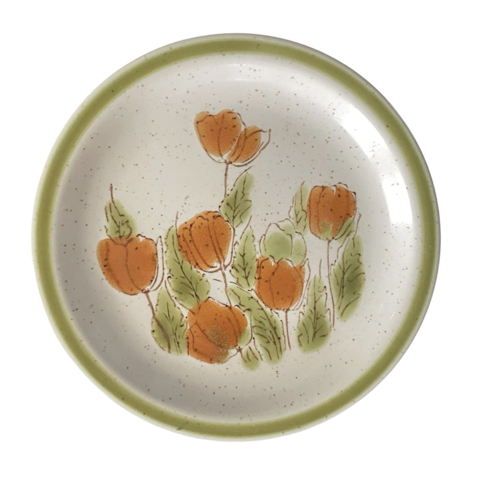 Set 5 Vtg Floral Stoneware Plates Japan Wall Collage Display Wreath Wall Decor