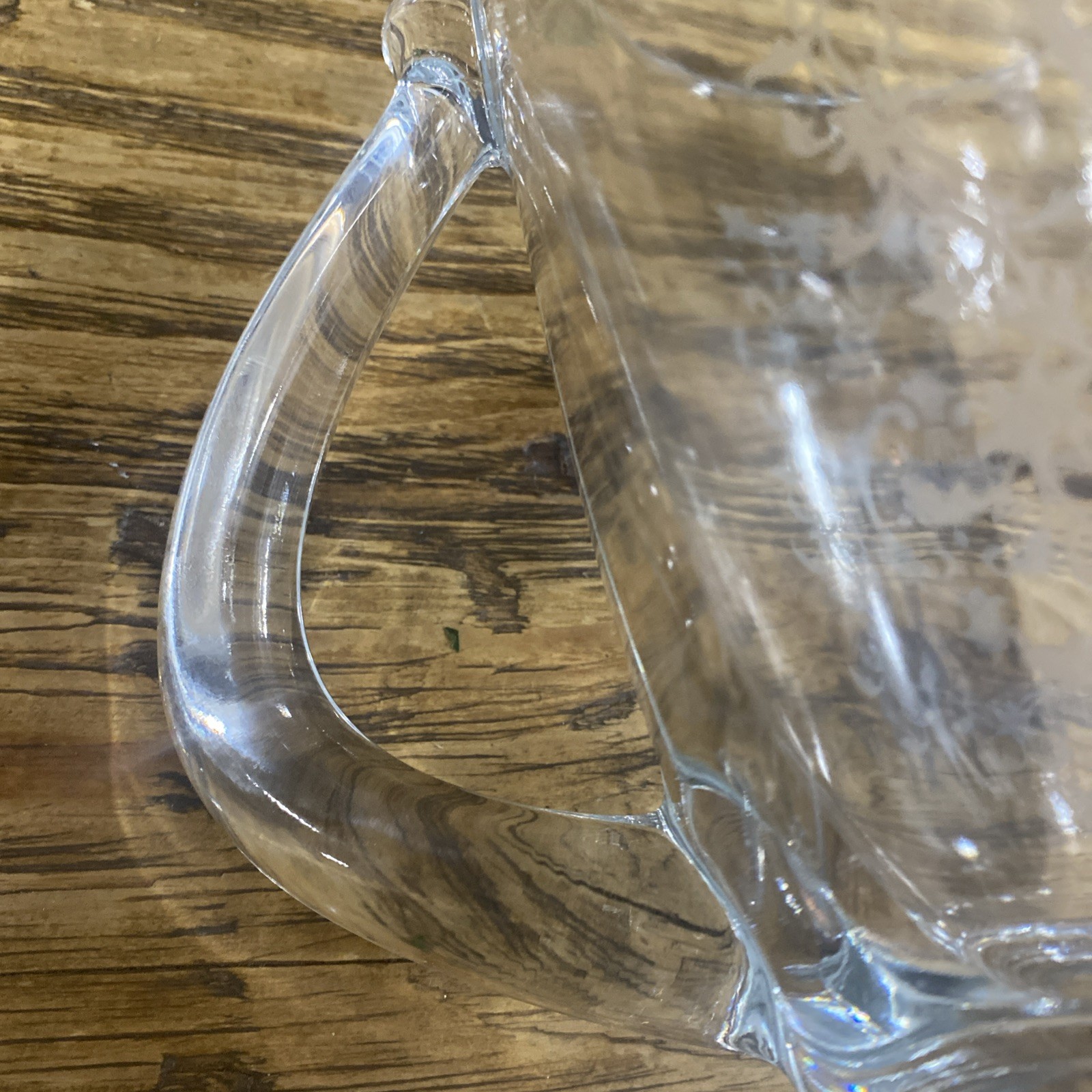 Super Rare Fostoria Navarre 44Oz Ice Lip Pitcher