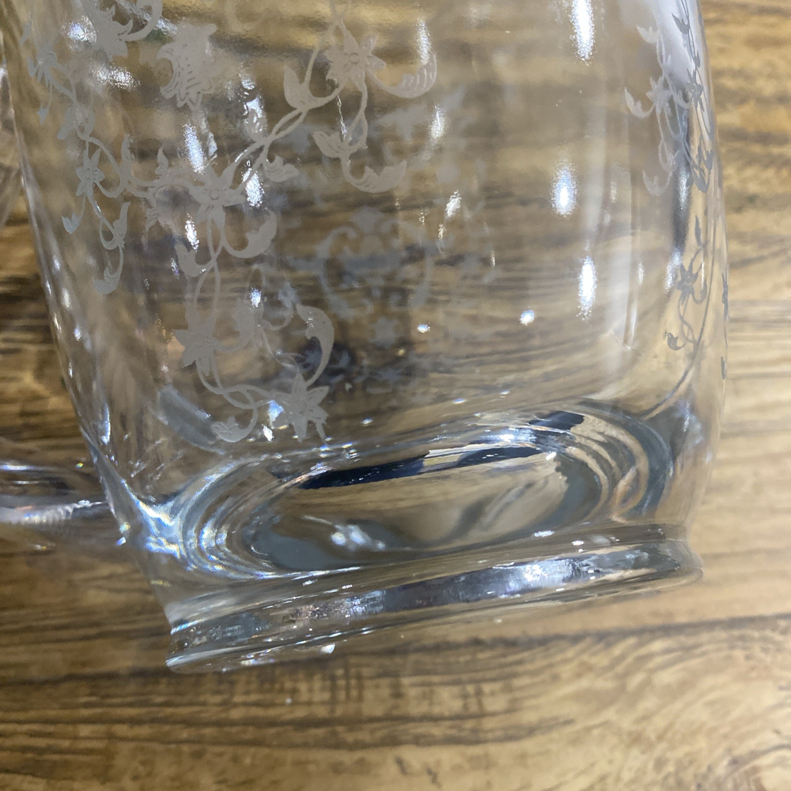 Super Rare Fostoria Navarre 44Oz Ice Lip Pitcher