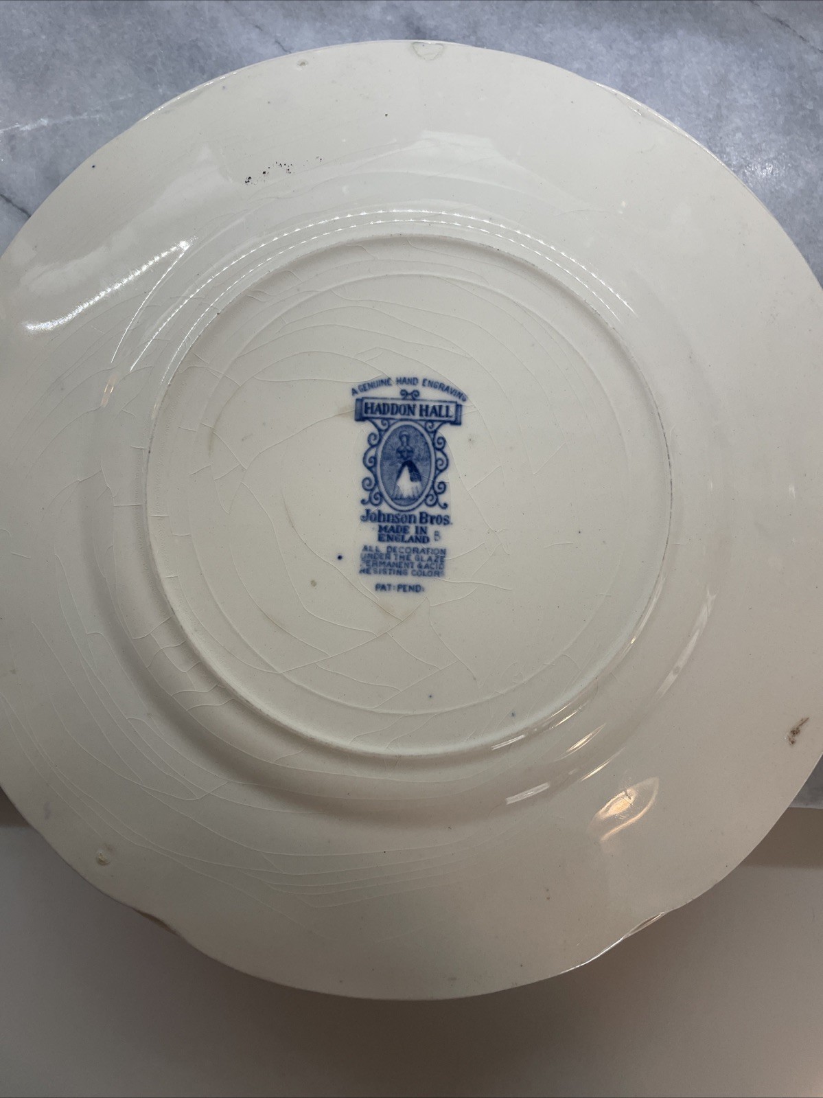 Vintage 1960s-1970s Hadden Hall Plates 3-9” And 3-10” Set Of 6.