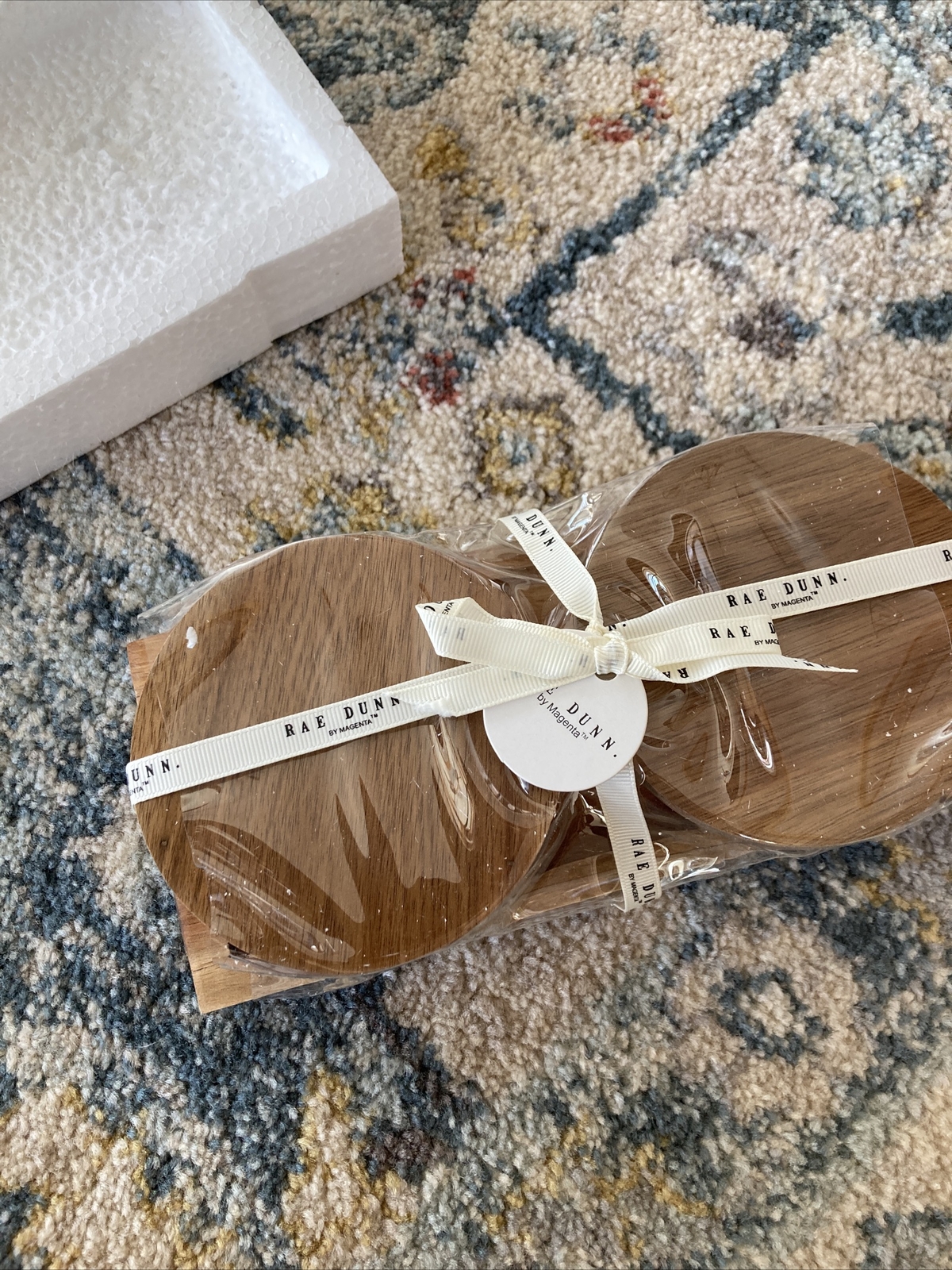 Rae Dunn 2 Sided Wood Lid Pinch Bowls