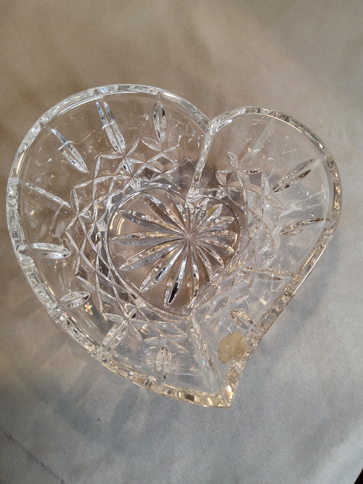 Waterford Crystal Lismore Heart Shaped Bowl.