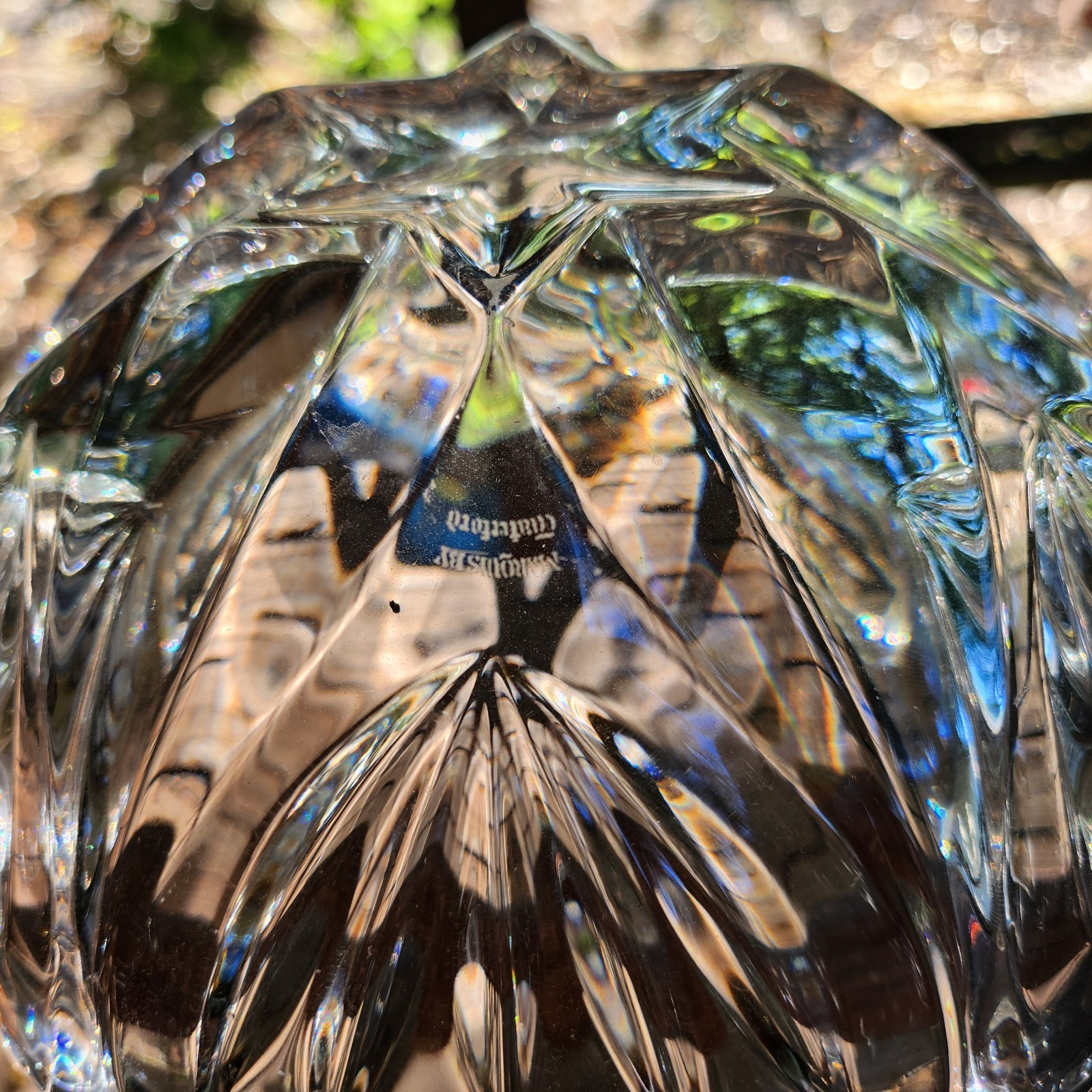 Vintage Waterford Marquis Bowl Sweet Memories Scalloped Rim Heart Design 1980s