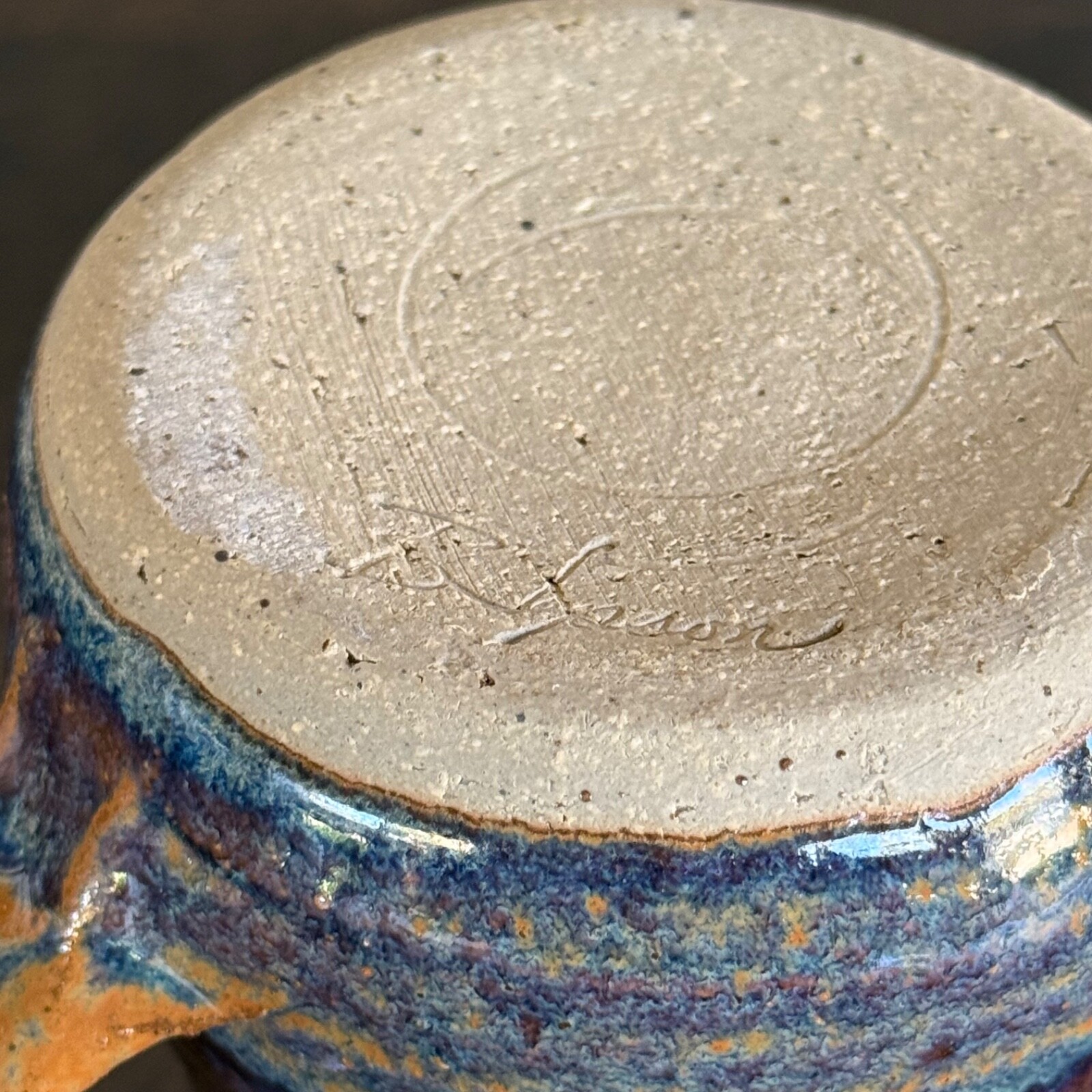 Vintage Barry Jepson Studio Art Pottery Coffee Mug 1979 Beta Sigma Phi Kansas