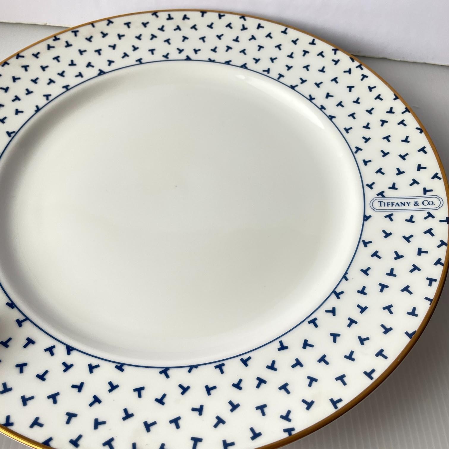 TIFFANY & Co. Dancing T Tableware Set of 16 pcs Cocotte Plate Bowl
