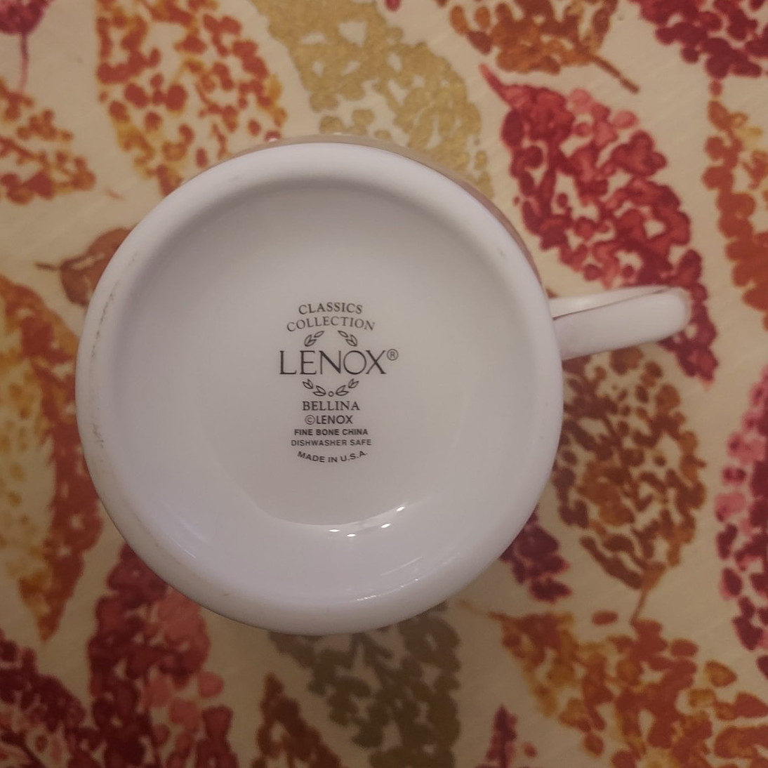 Lenox Bellina Classics Collection Bone China Serving Set White Gray Decorated
