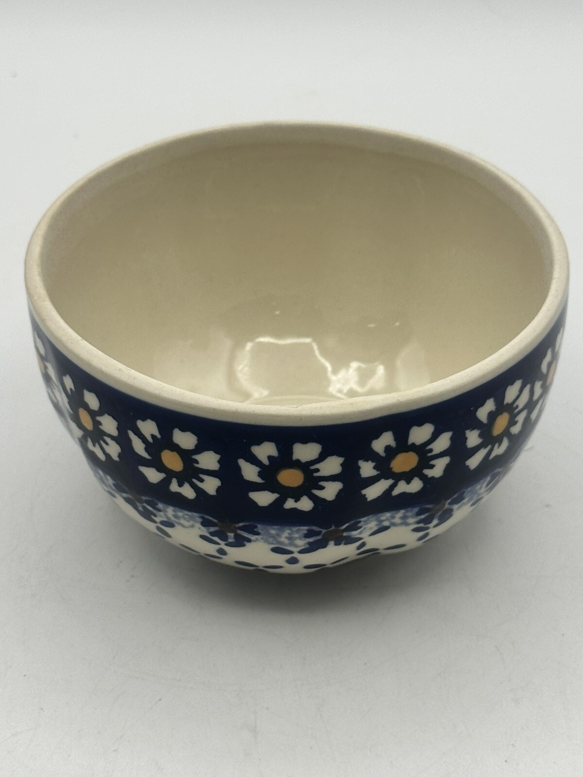 Wiza Poland Hand Painted Porcelain Covered Apple Dish #46