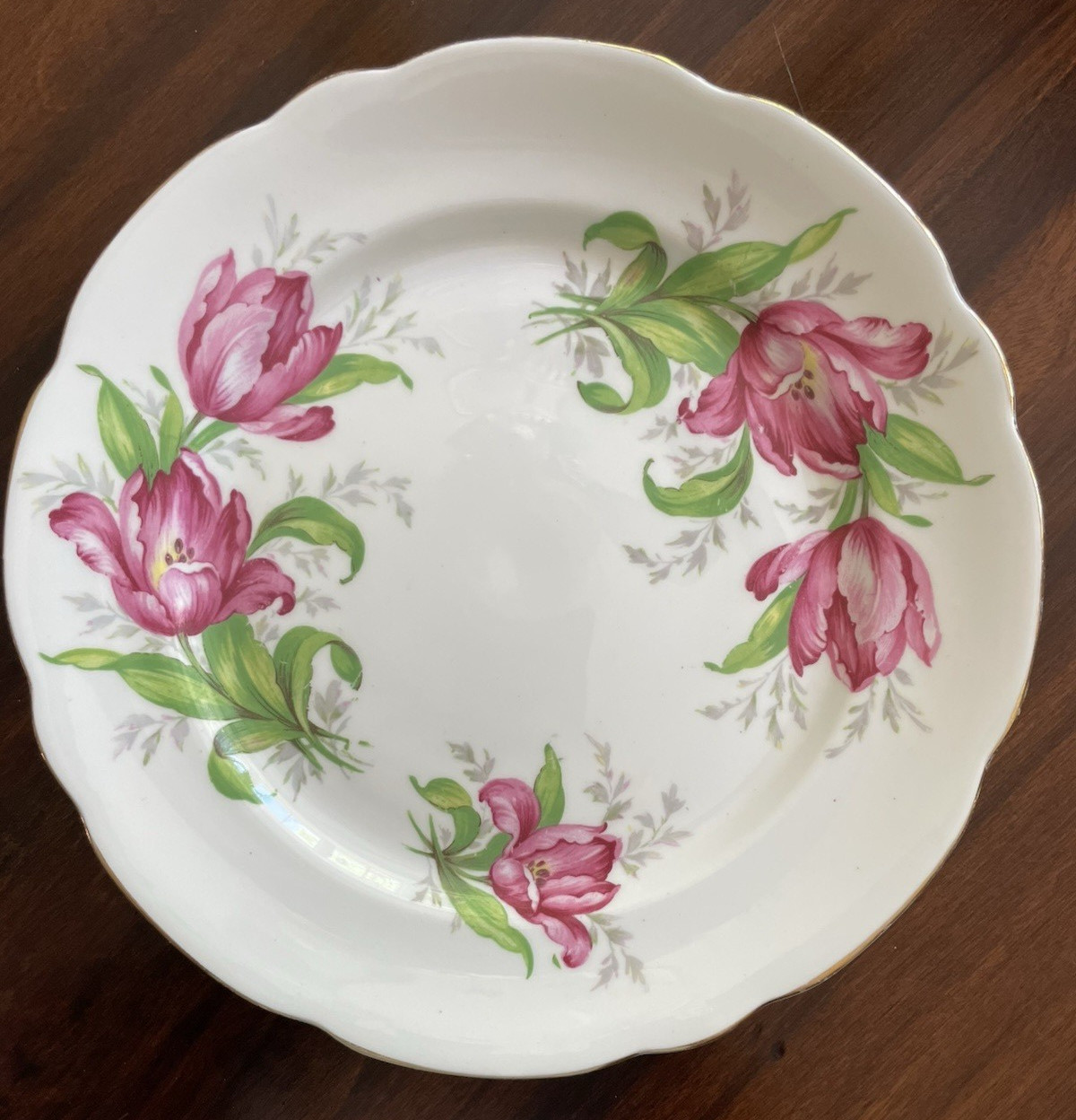 12 Vtg Mismatched China Salad Luncheon Plates Plate Set Mixed Floral Tea Party