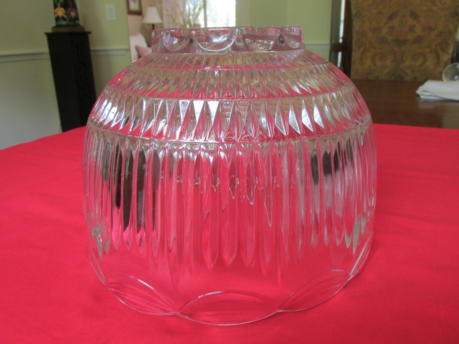 14PC Vintage 1940s Indiana Glass ROYAL Vertical & Swag Art Deco Punch Bowl Set