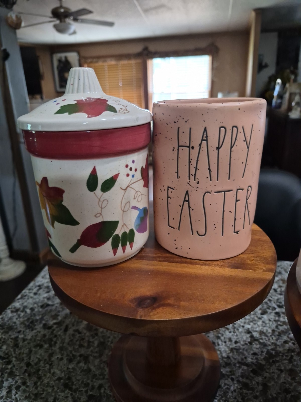 Rae Dunn Artisan Collection Bunny Love Pink Ceramic Mug Easter Pajama Party Set