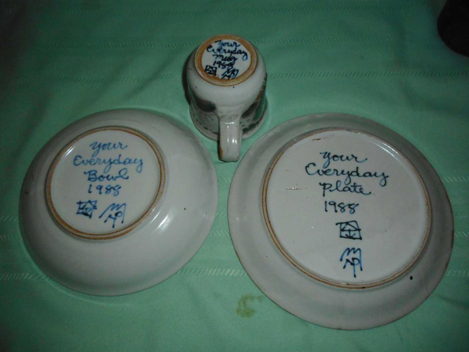 Rare 1988 Your Everyday Collection ~ Iron Mountain Stoneware by Nancy Patterson