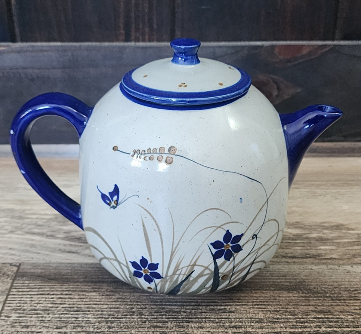 Teresa Duran Xochiquetzal Tonala Butterfly Teapot | Signed | 5.5″ x 5.5″