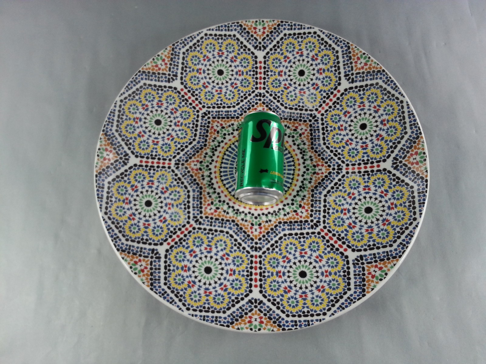 COMCEMA Moroccan Fes Ceramic Centerpiece Serving Platter Charger Bowl Zellige
