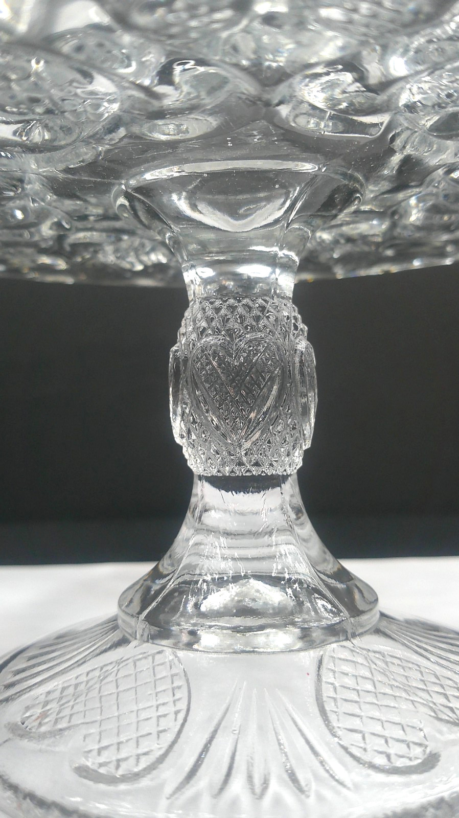 Bryce, Higbee Glass Co, EAPG, Cake Stand, Beaunot, USA, c 1899, ExCd