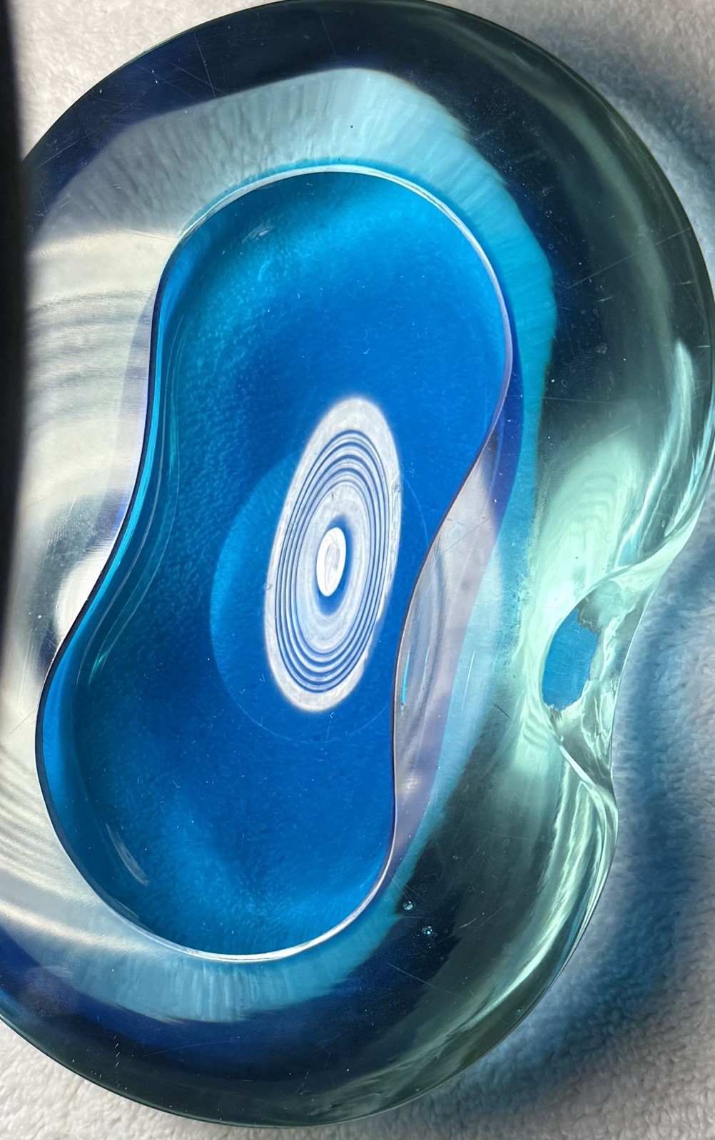 Antonio da Ros Cenedese biomorphic geode. ALEXANDRITE/Neodymium glass.