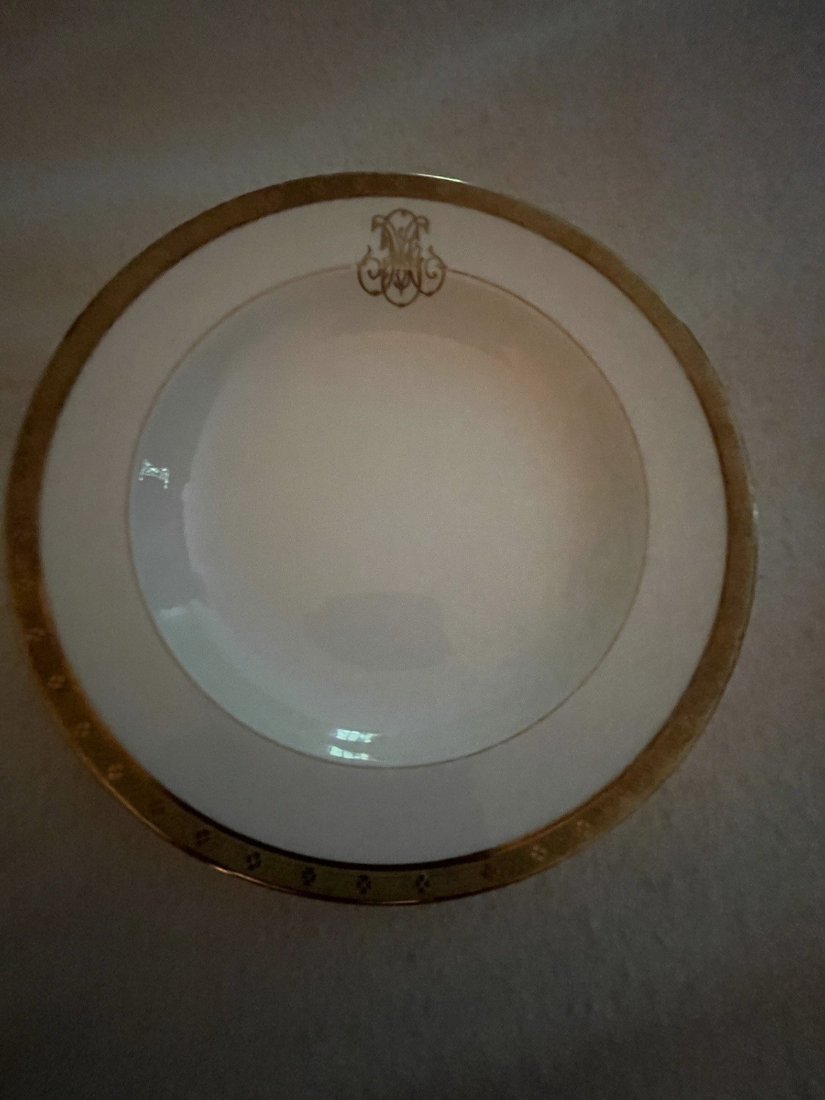 Vintage Cauldon England for Higgins & Seiter NY Soup Bowl, 9 available Monogram