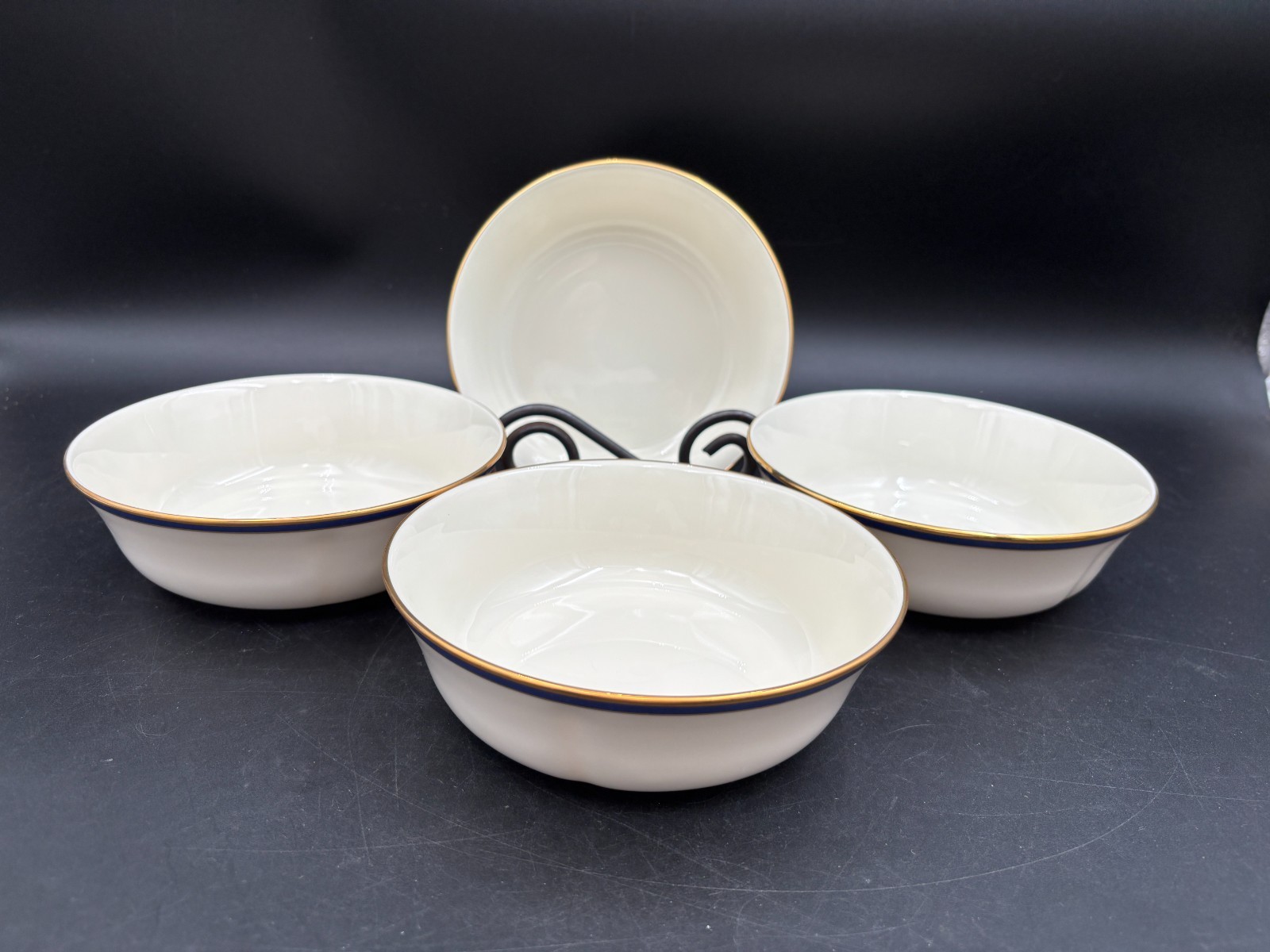 Lenox “URBAN TWILIGHT” ~ USA ~ Set of 4 ~ All Purpose Bowls ~ 6 1/4″