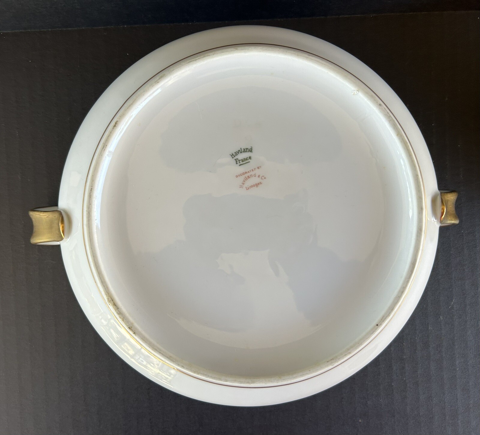 Haviland Limoges Round Covered Vegetable Dish Schleiger 570