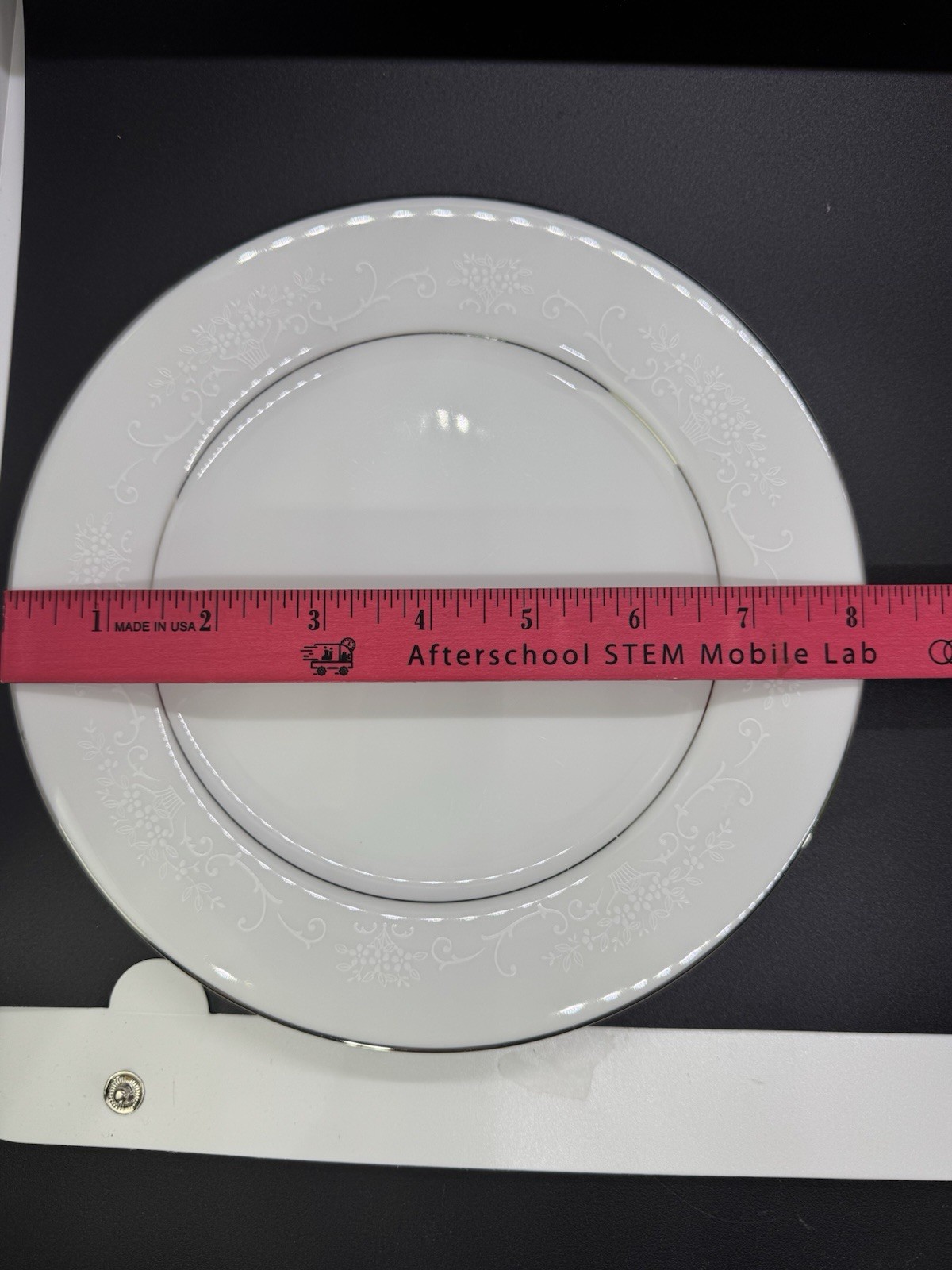 Vintage Noritake Whitehall 6115 Dinner Plates Platinum Trim