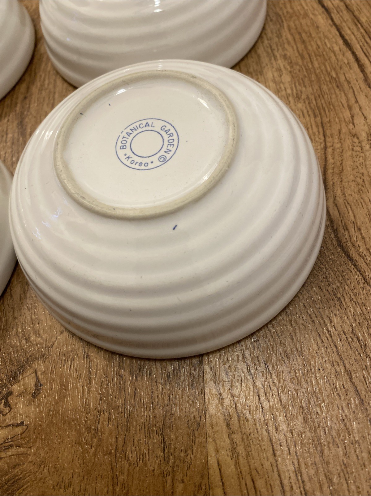 Jepcor International Botanical Garden Set O 4 Dessert/Berry Bowls Made In Korea