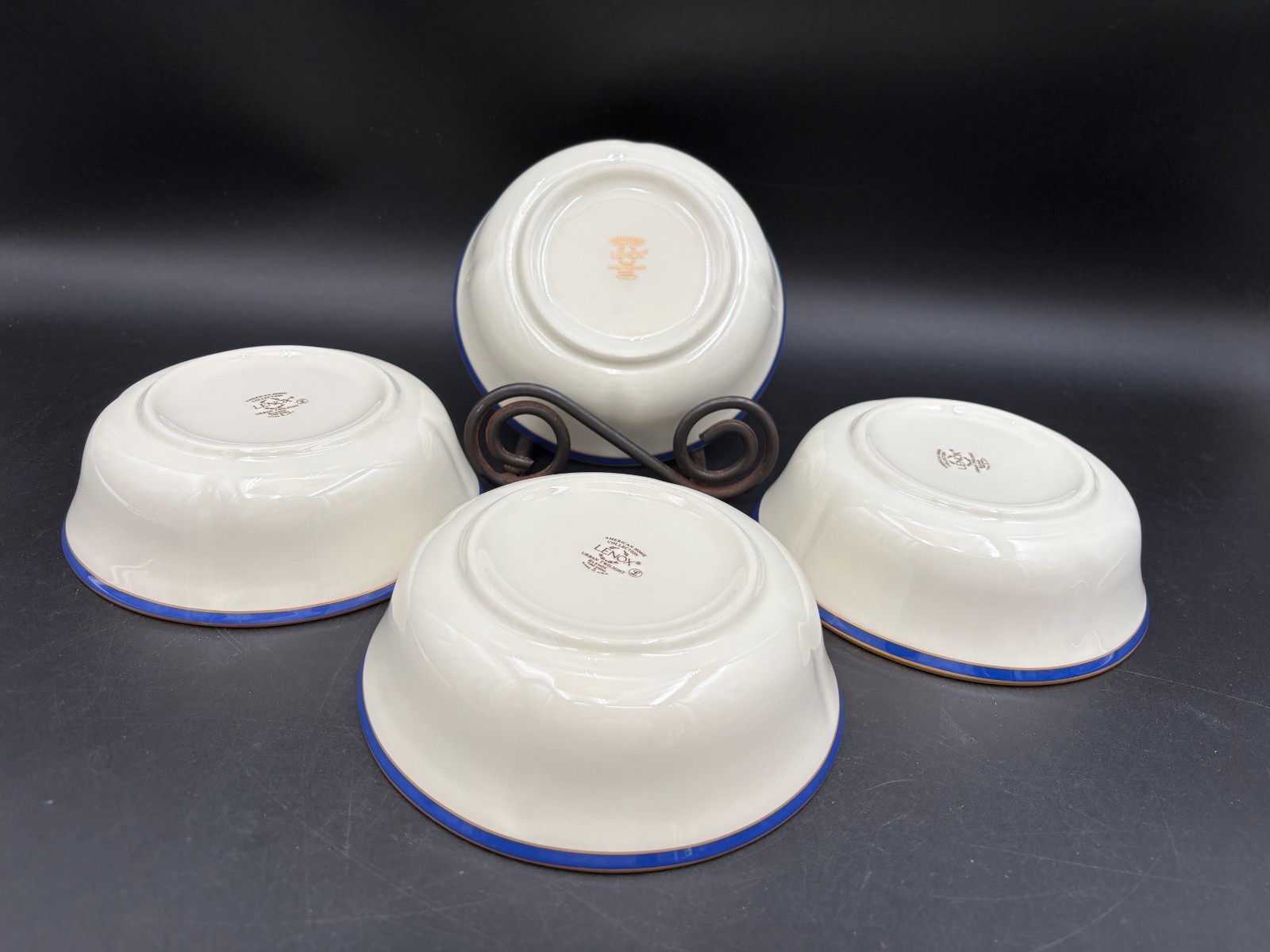 Lenox “URBAN TWILIGHT” ~ USA ~ Set of 4 ~ All Purpose Bowls ~ 6 1/4″