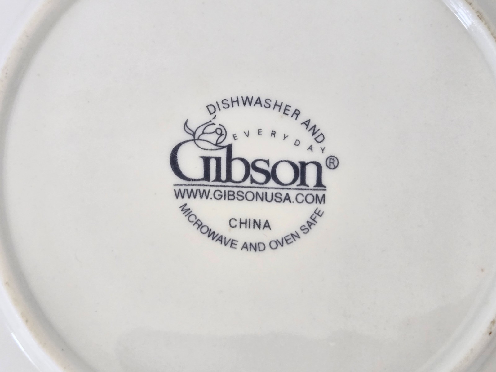 Vintage Gibson Everyday Dessert Plate – Grapes & Flowers Design