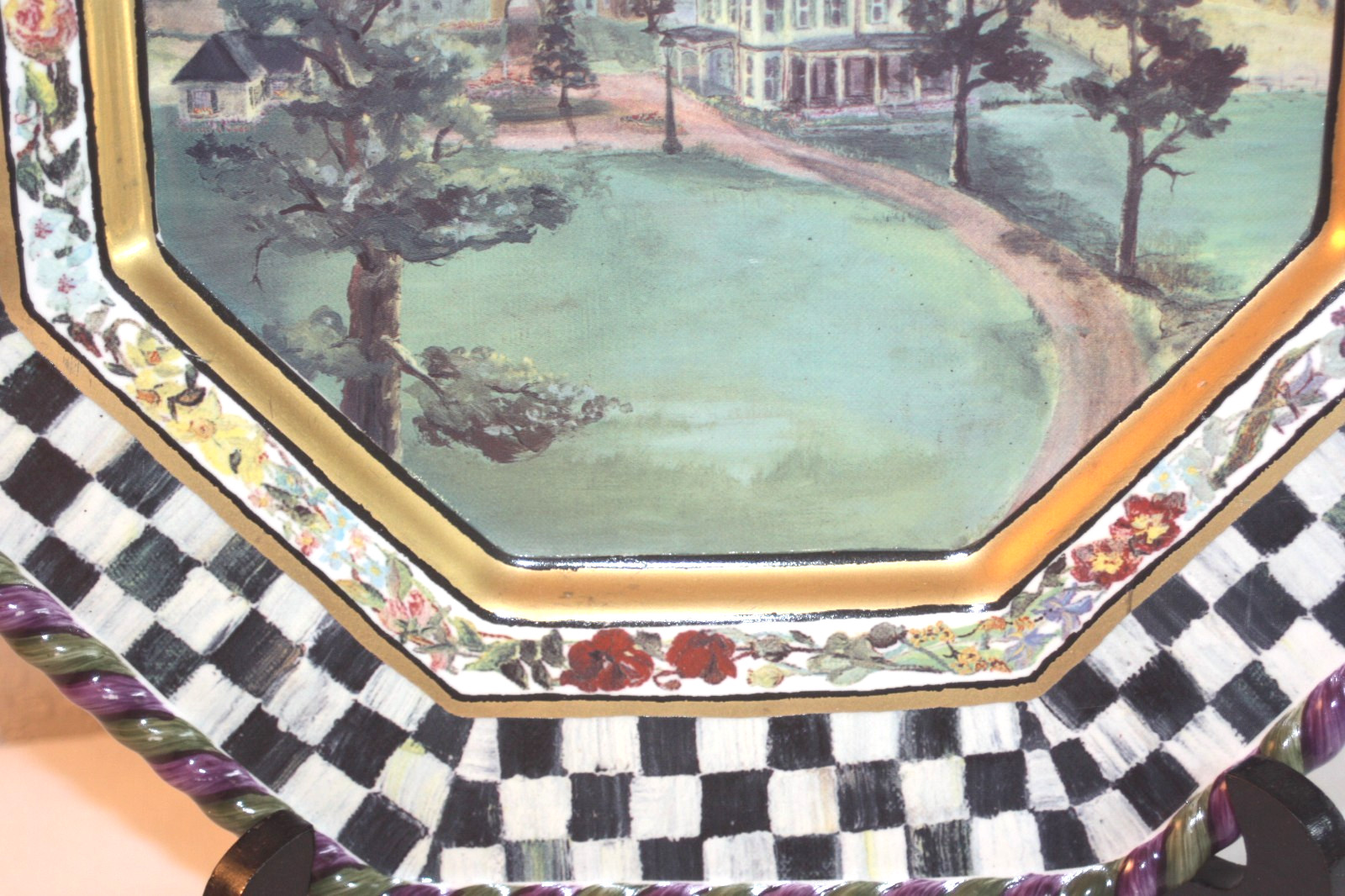 MacKenzie Childs Ltd. – MacLachlan Second Edition – Dinner Plate 11 3/4″