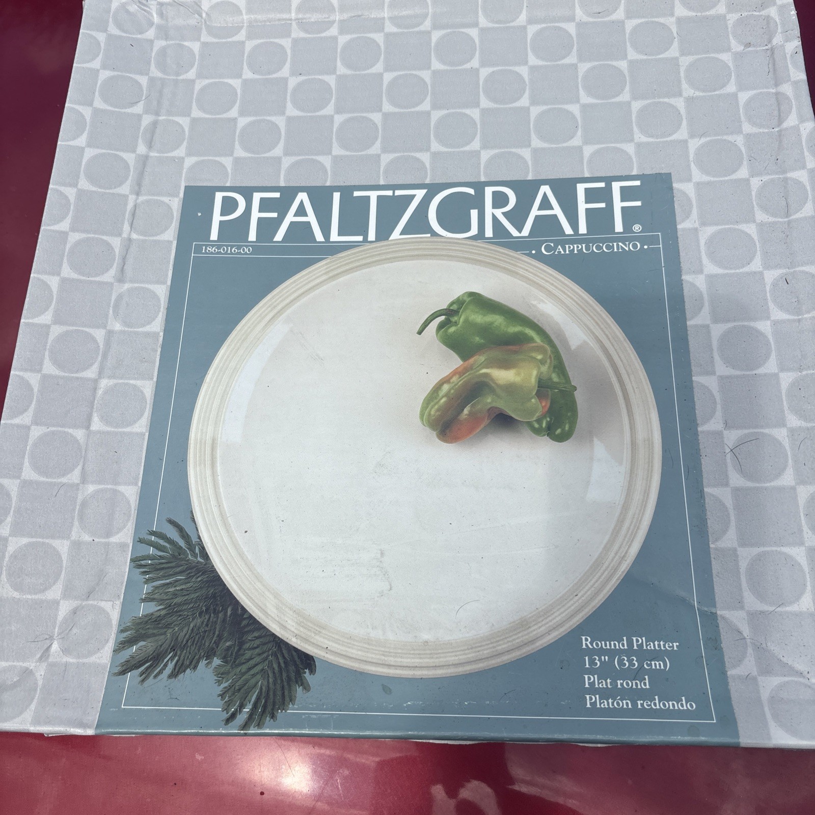 Pfaltzgraff Cappuccino 13” Round Platter