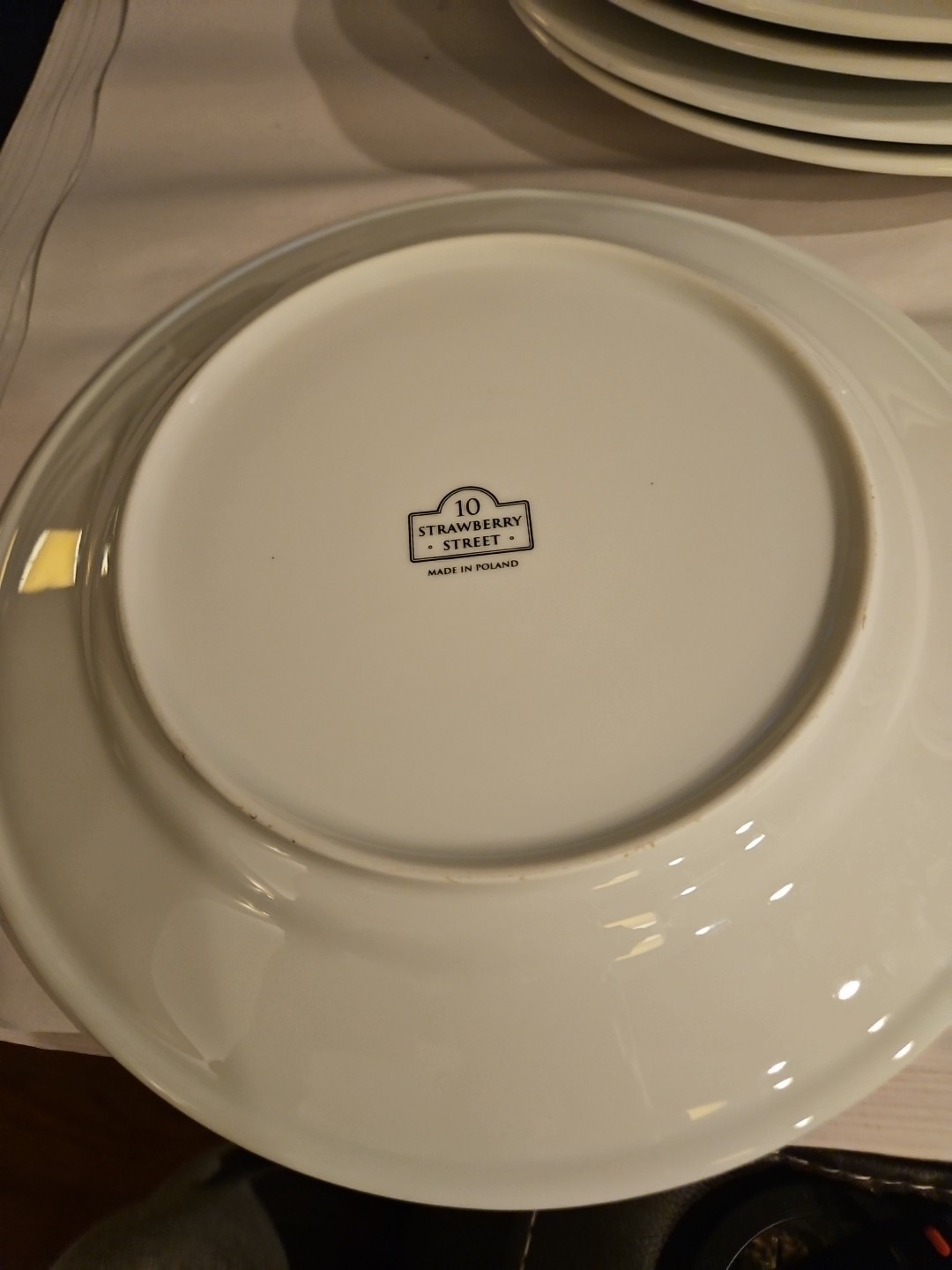 10 Strawberry Street Dinner Plate 10 3/8″ Set of 5