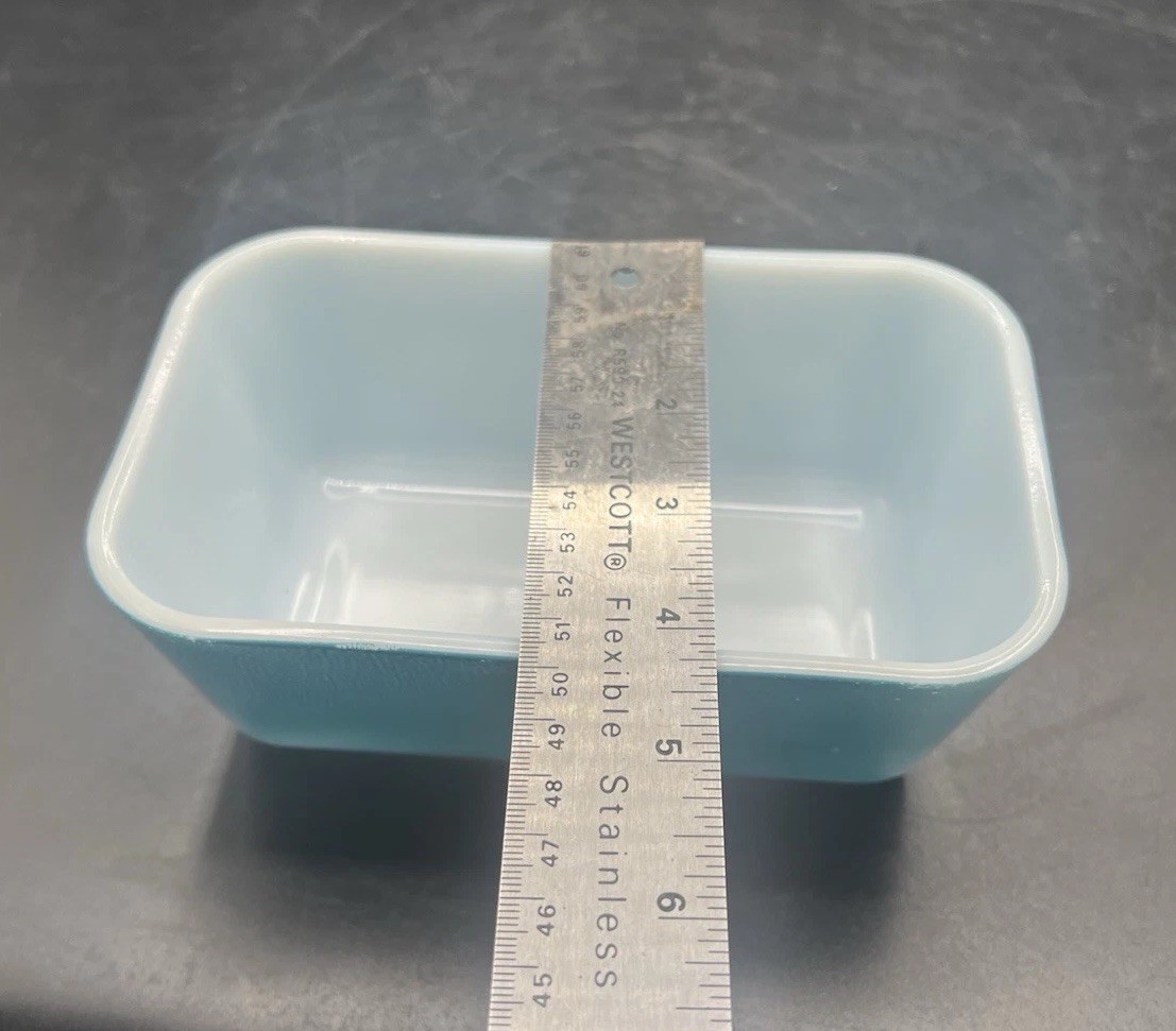 Pyrex Primary Blue Refrigerator Dish T.M. Reg A-32 502-B Vintage