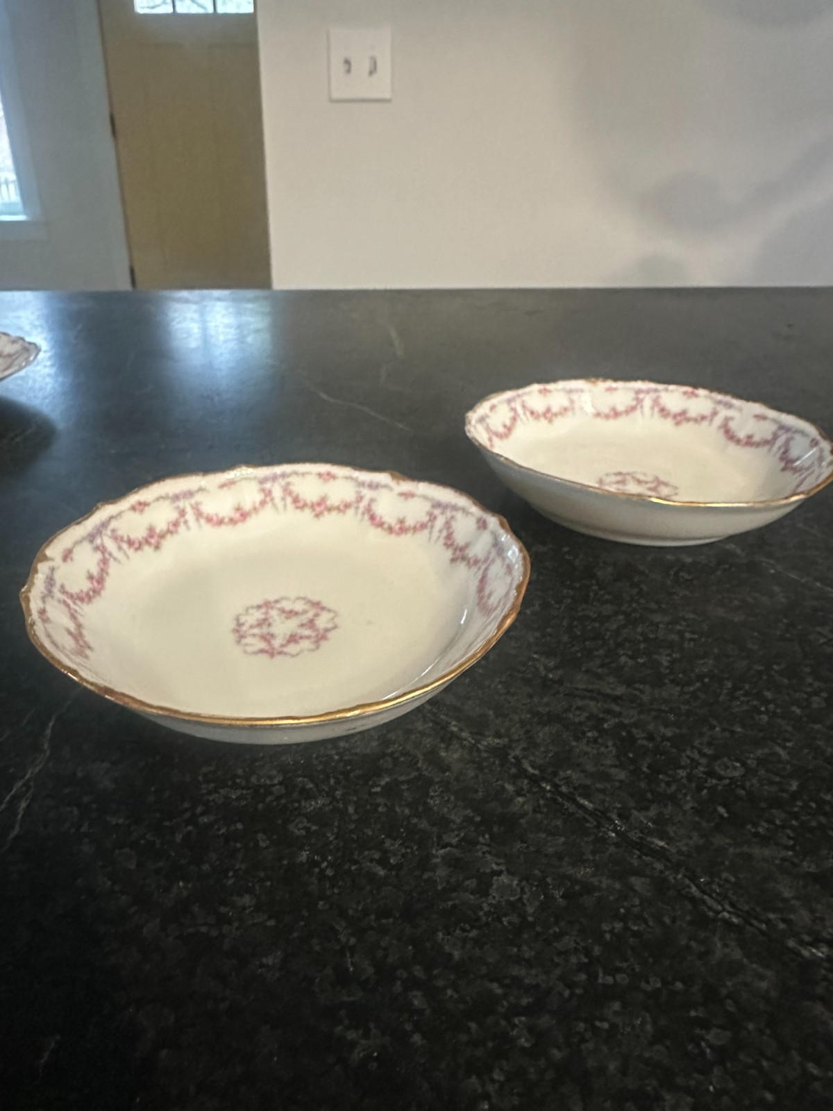 Limoges France Elite Bawo Dotter Rose Garland porcelain set.’