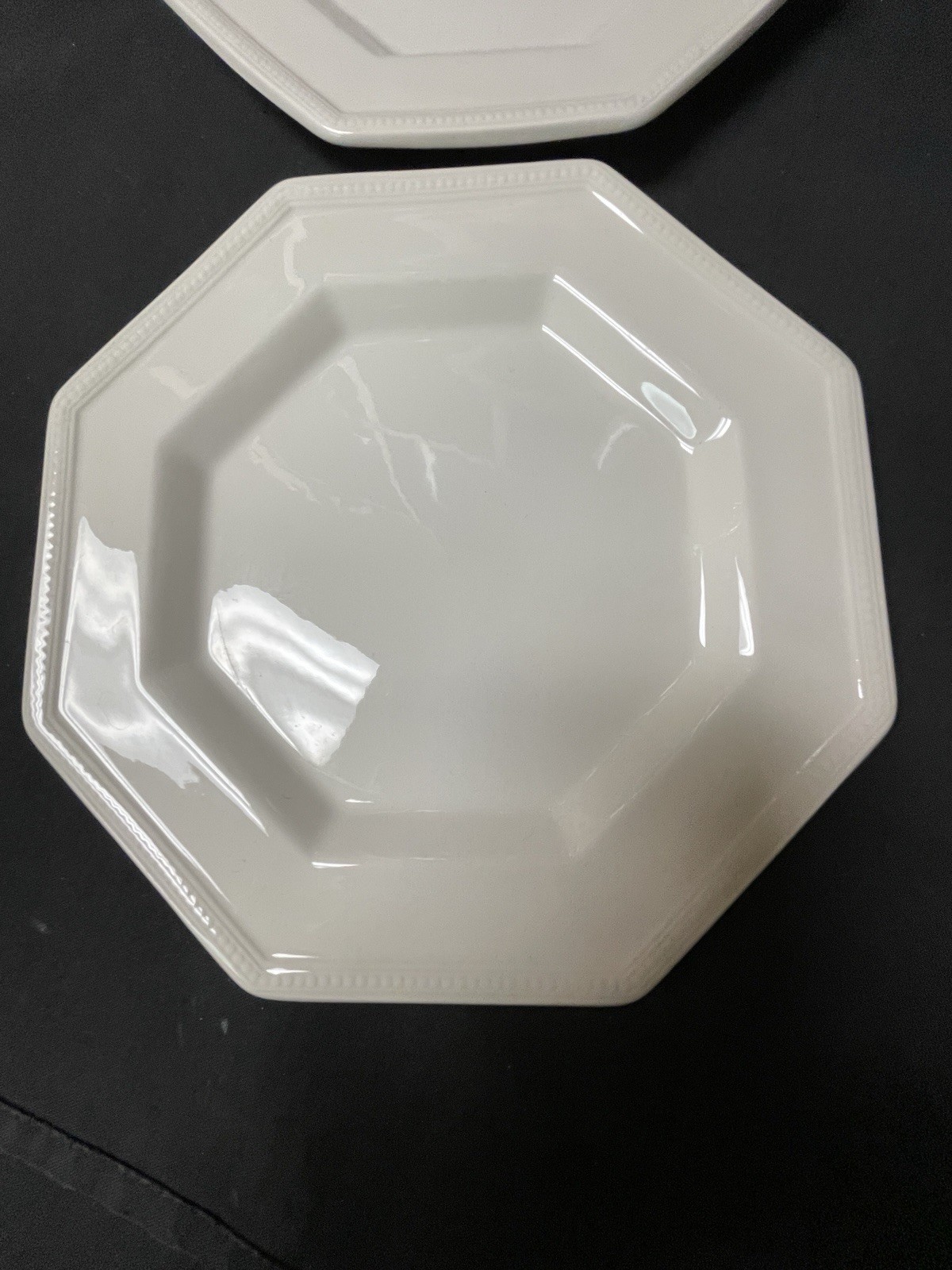 Set of 2 Plates Johnson Brothers Octagon Cream 7.5” England Replacement