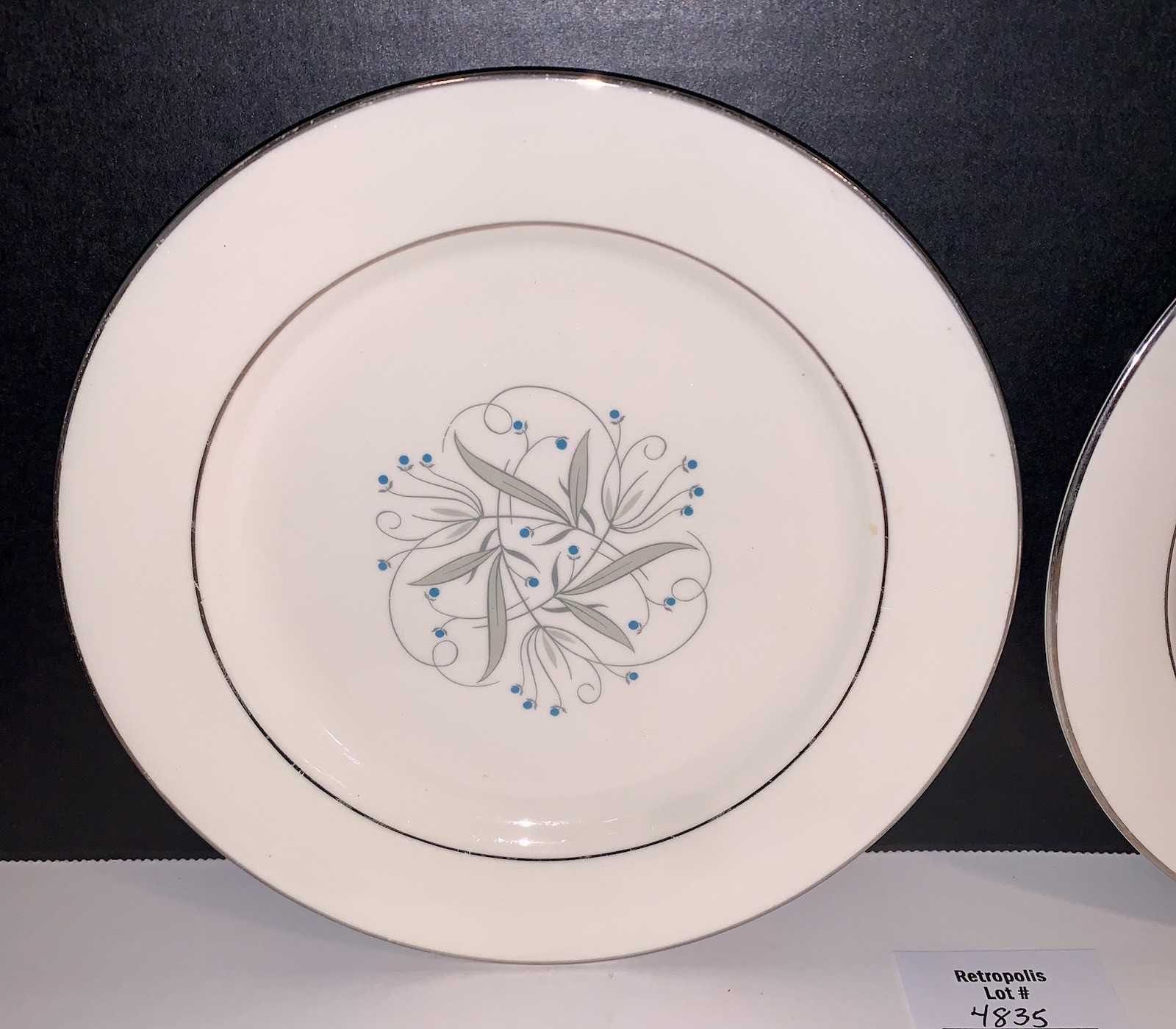 Pair of Homer Laughlin Celeste Salad Plates 7.25″ Vintage