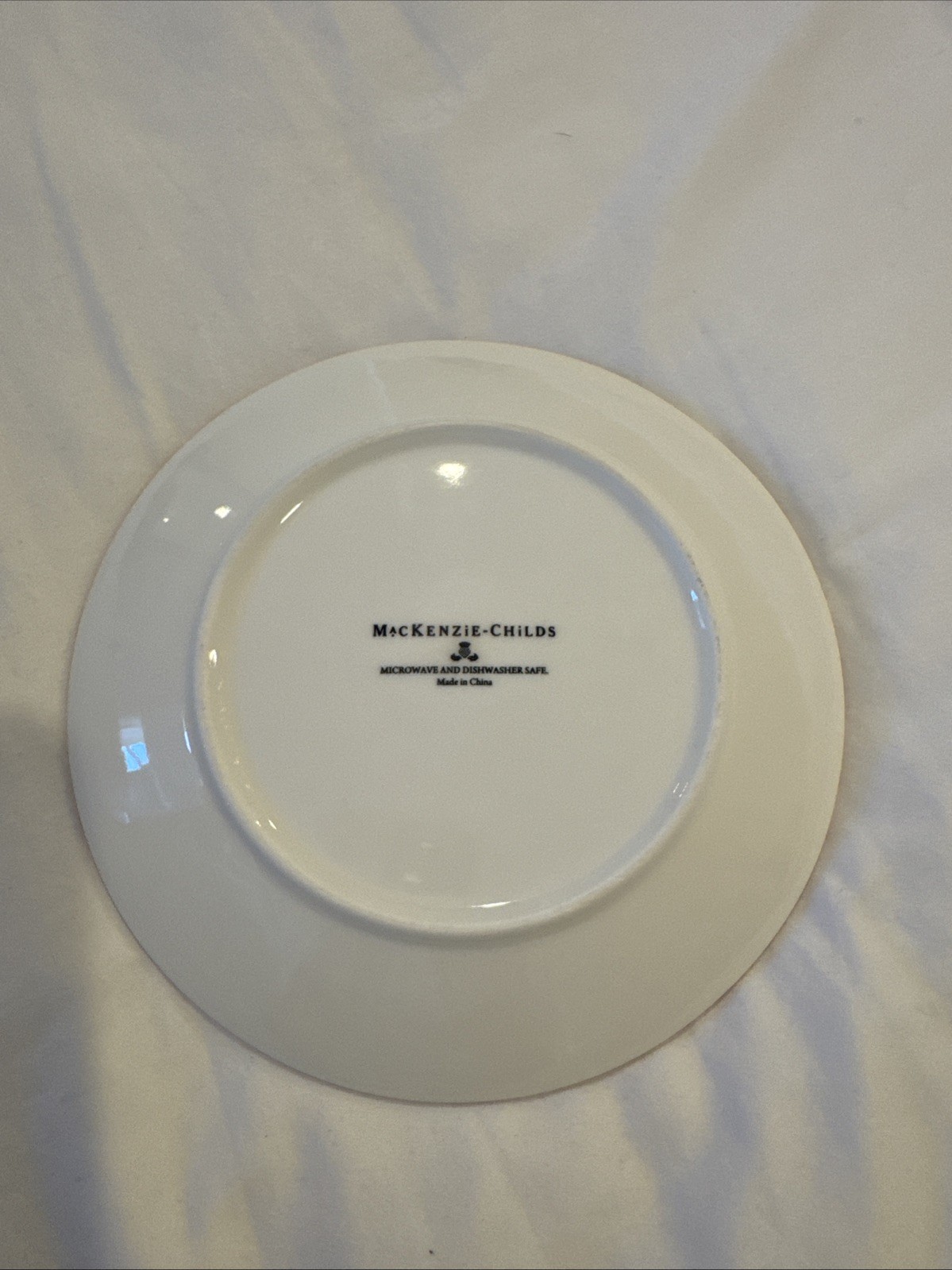 Mackenzie Childs Deck the Halls Salad/Dessert Plate 7.5”