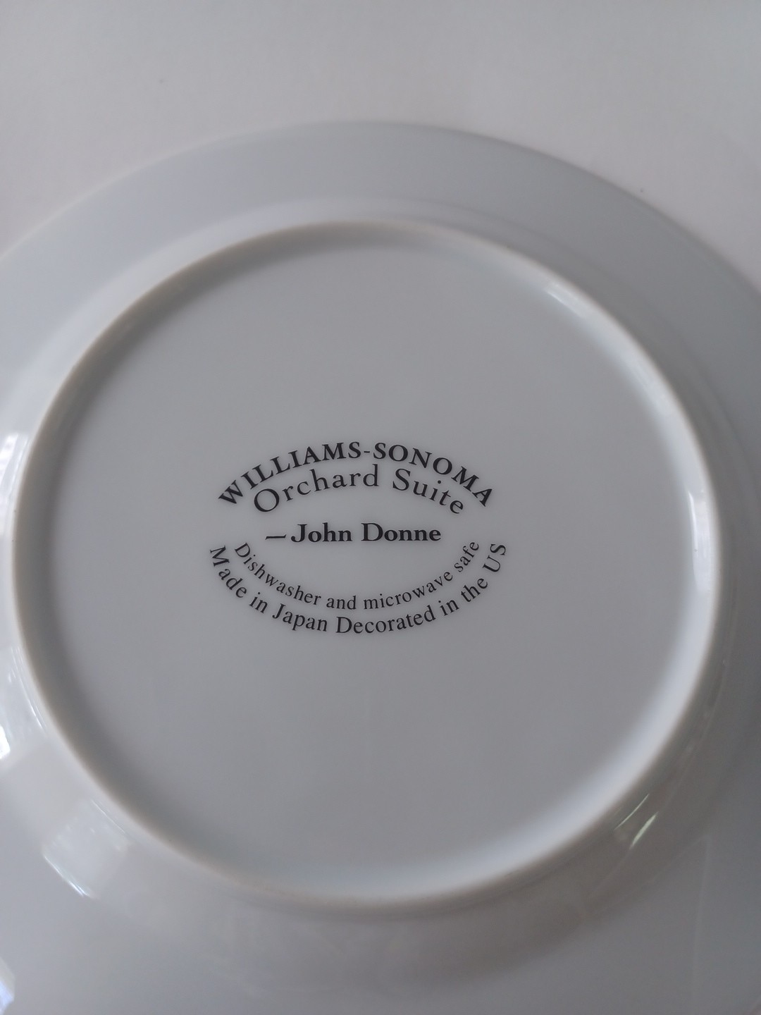 William Sonoma Orchard Suite Plates Set Of 4 Salad Dessert Bread Fruits Motif