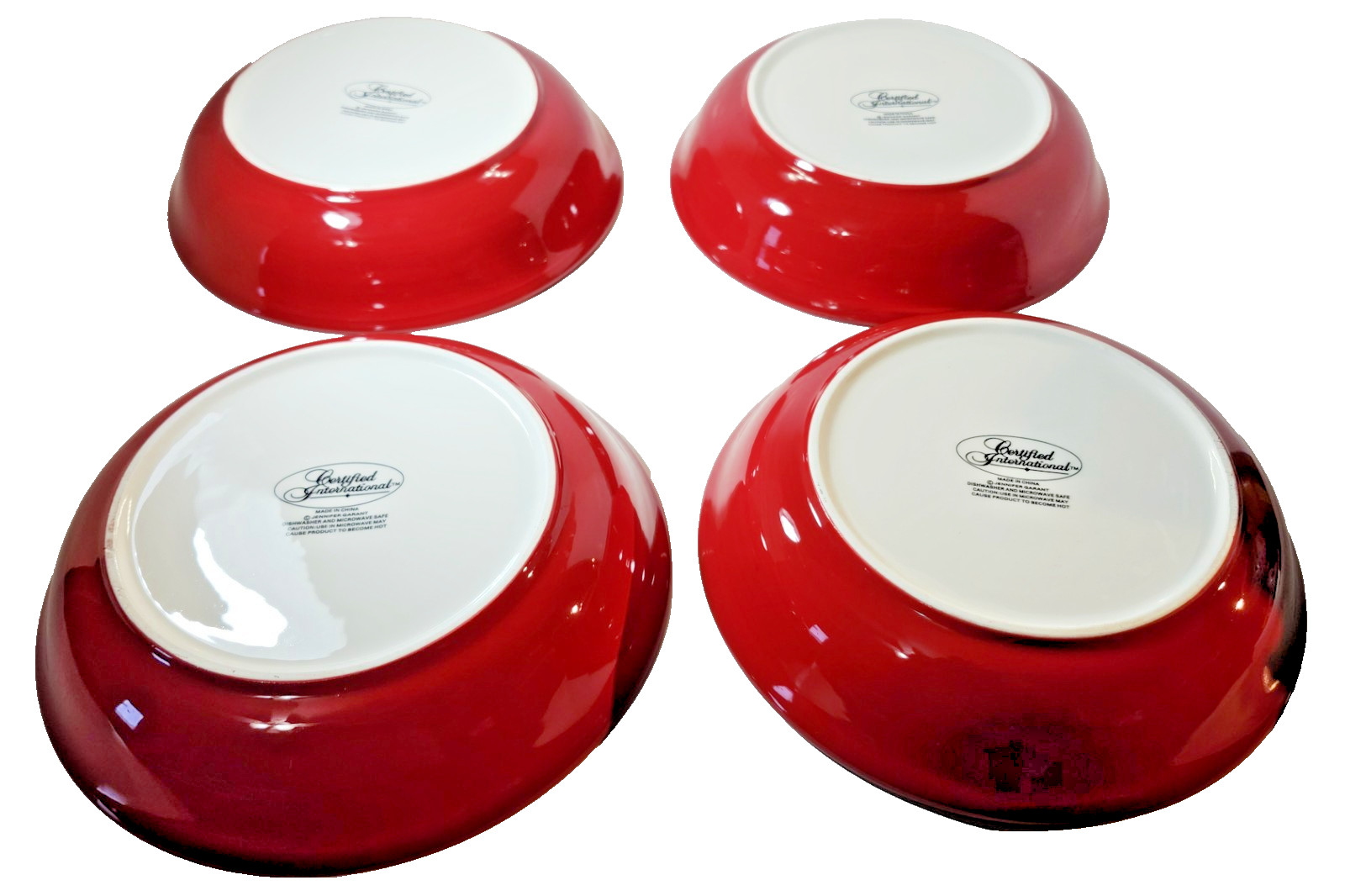 Certified International Buon Appetito Pasta Bowls Lot of 4