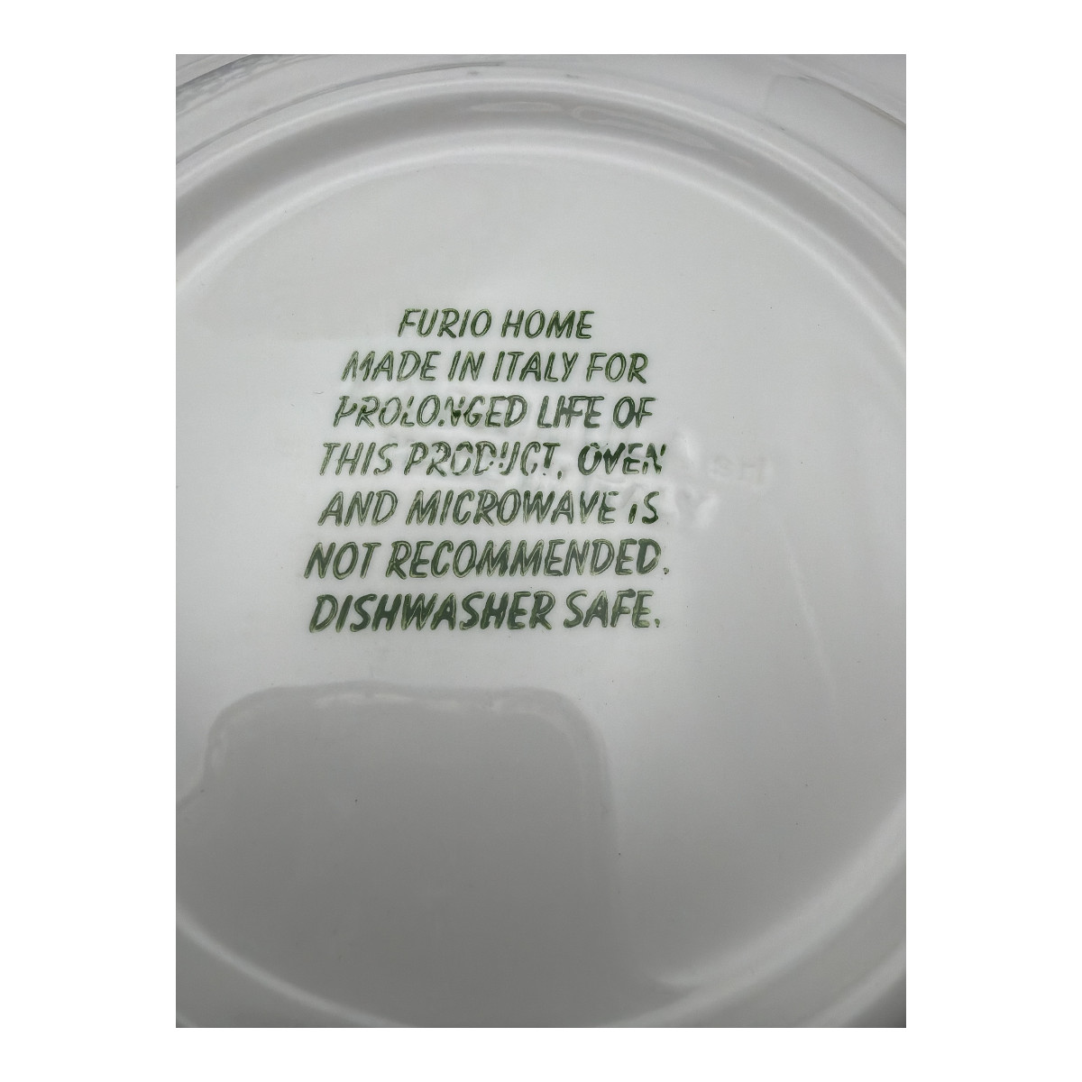Furio Home 8″ Salad Plates Made in Italy Holiday Christmas Tree Set of 5 EUC
