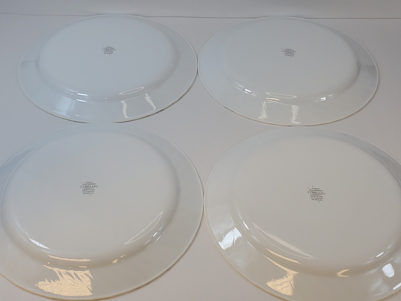 Corelle Botanique 10.25″ Dinner Plates Set of 4 Floral Pattern Retired