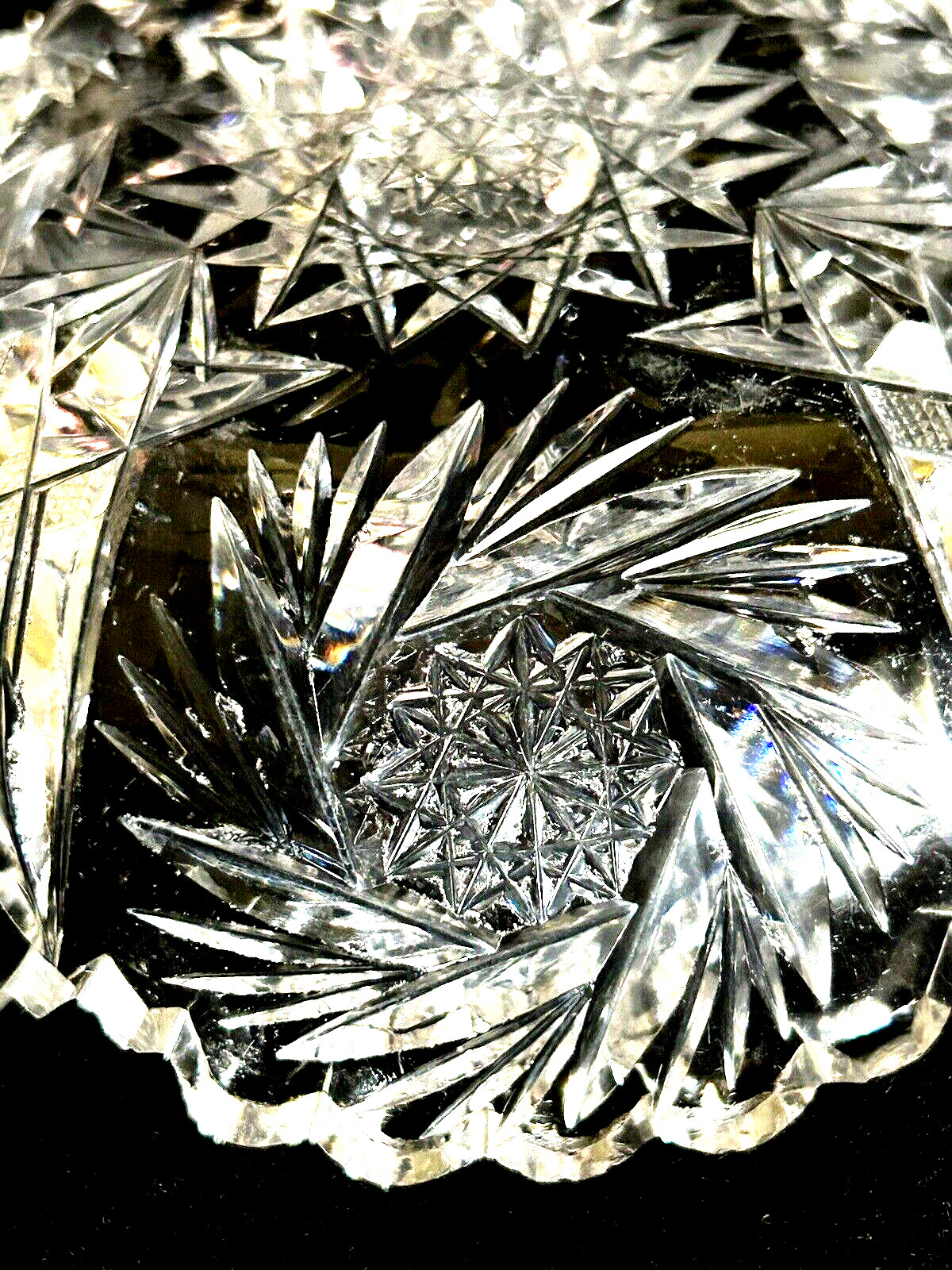 American Brilliant Period Cut Glass Bowl 5″ diameter (set of 6)