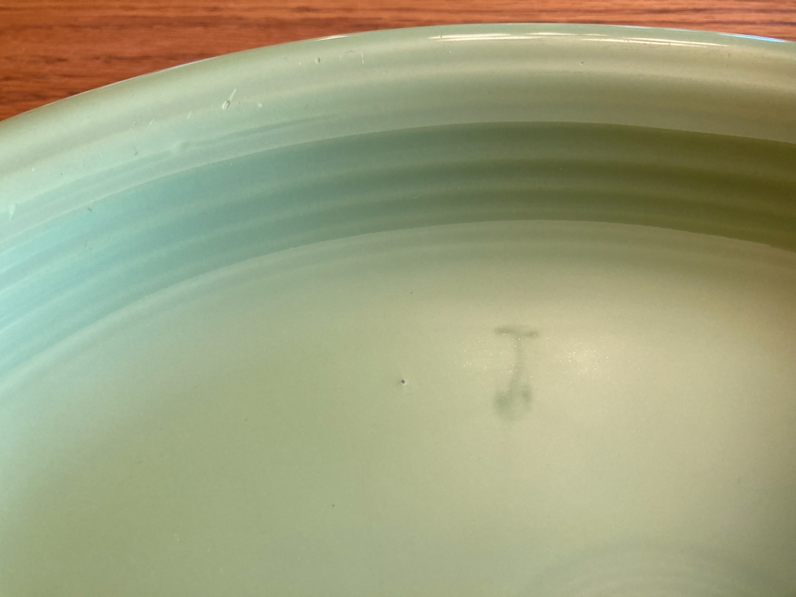 Vintage Fiestaware – 1950s 12″ Oval Serving Platter in chartreuse (1951-1959)