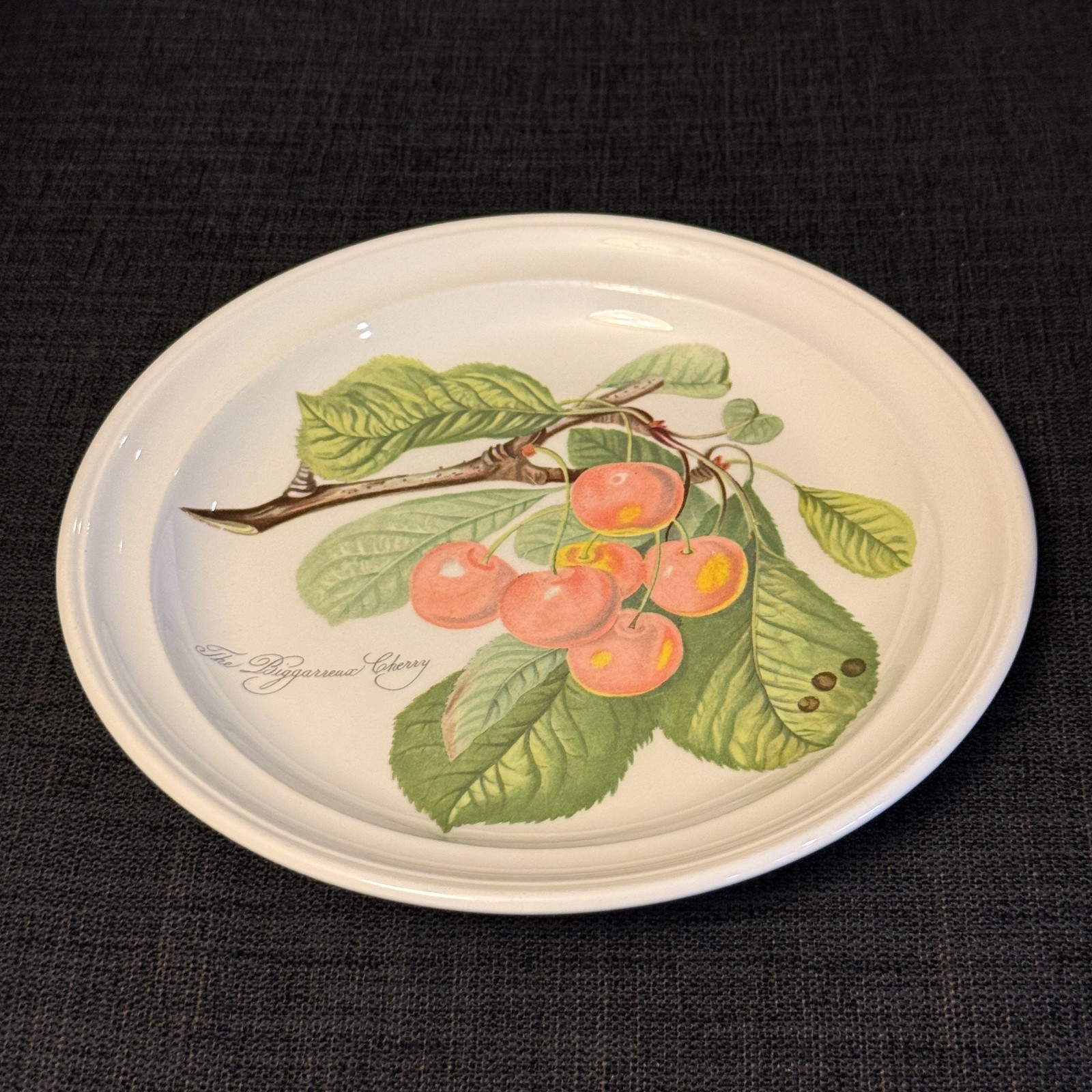 Portmeirion Pomona 2 Dinner Plates Currant & Peach 1 Salad Cherry No Border Engl
