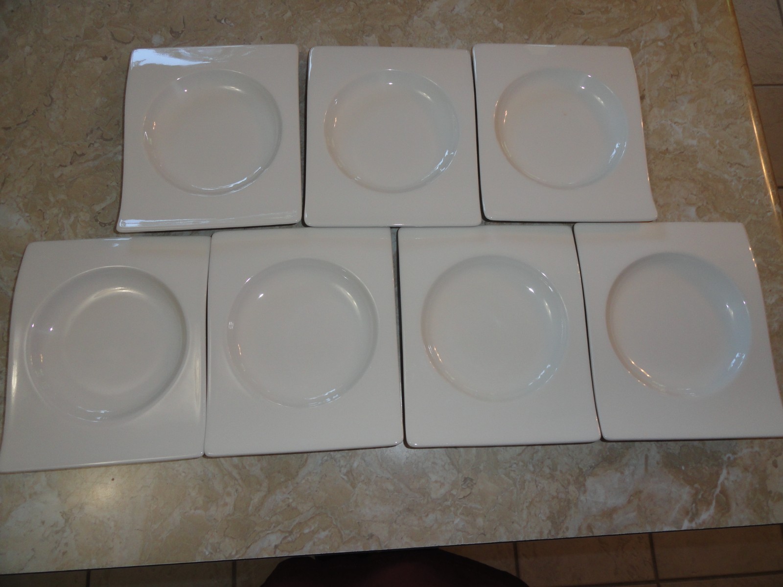 Set of 7 Villeroy annd Boch New wave New Wave Caffe 6 1/4″ Bread Plates