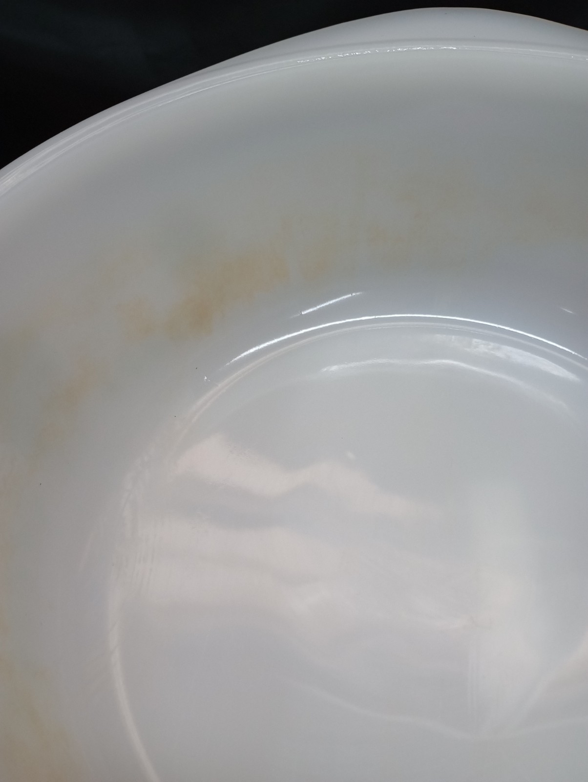 VTG GLASBAKE GREEN DAISY 8.5” J514 2 QT CASSEROLE